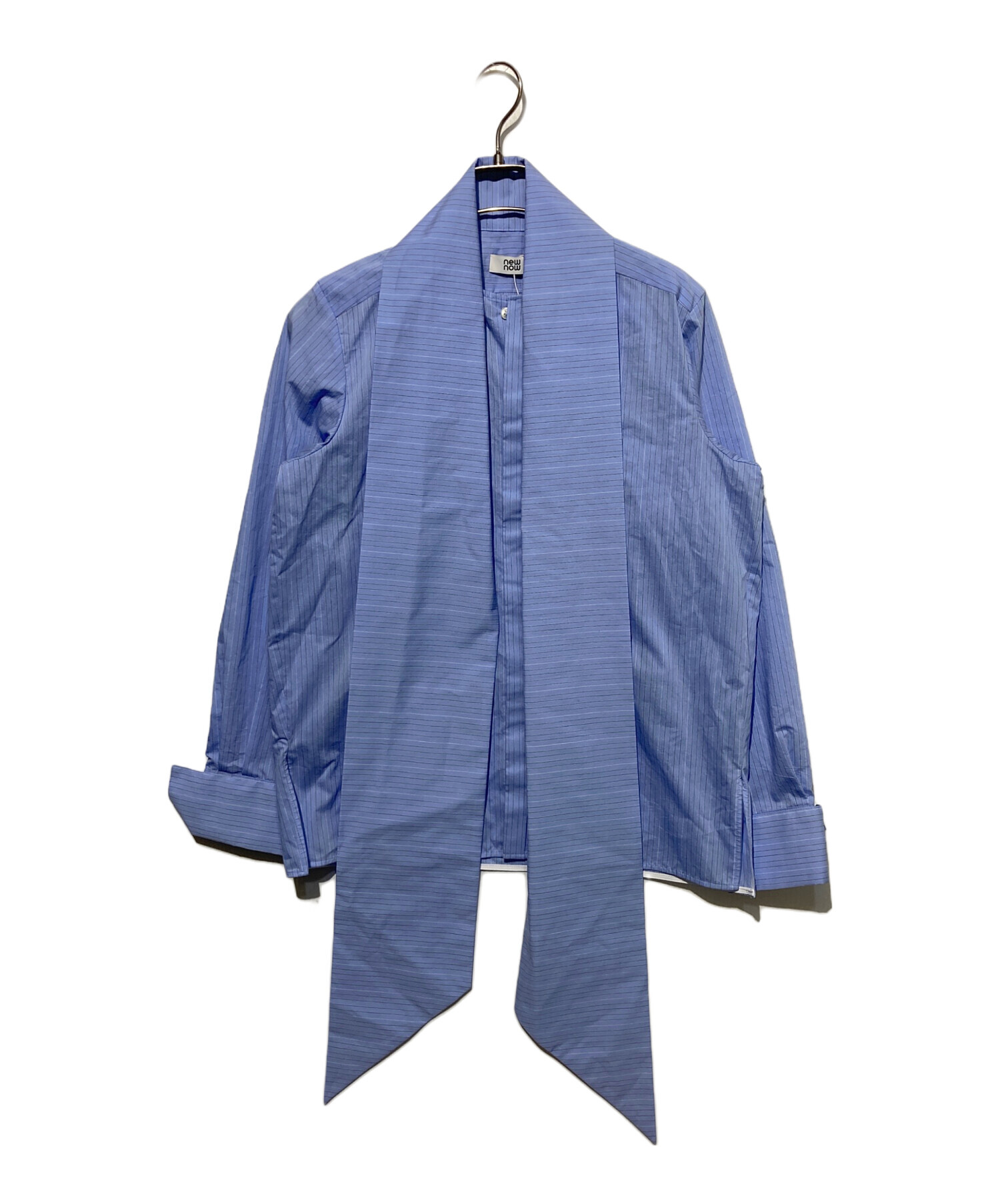 中古・古着通販】newnow (ニューナウ) Cotton Tie Shirt スカイブルー