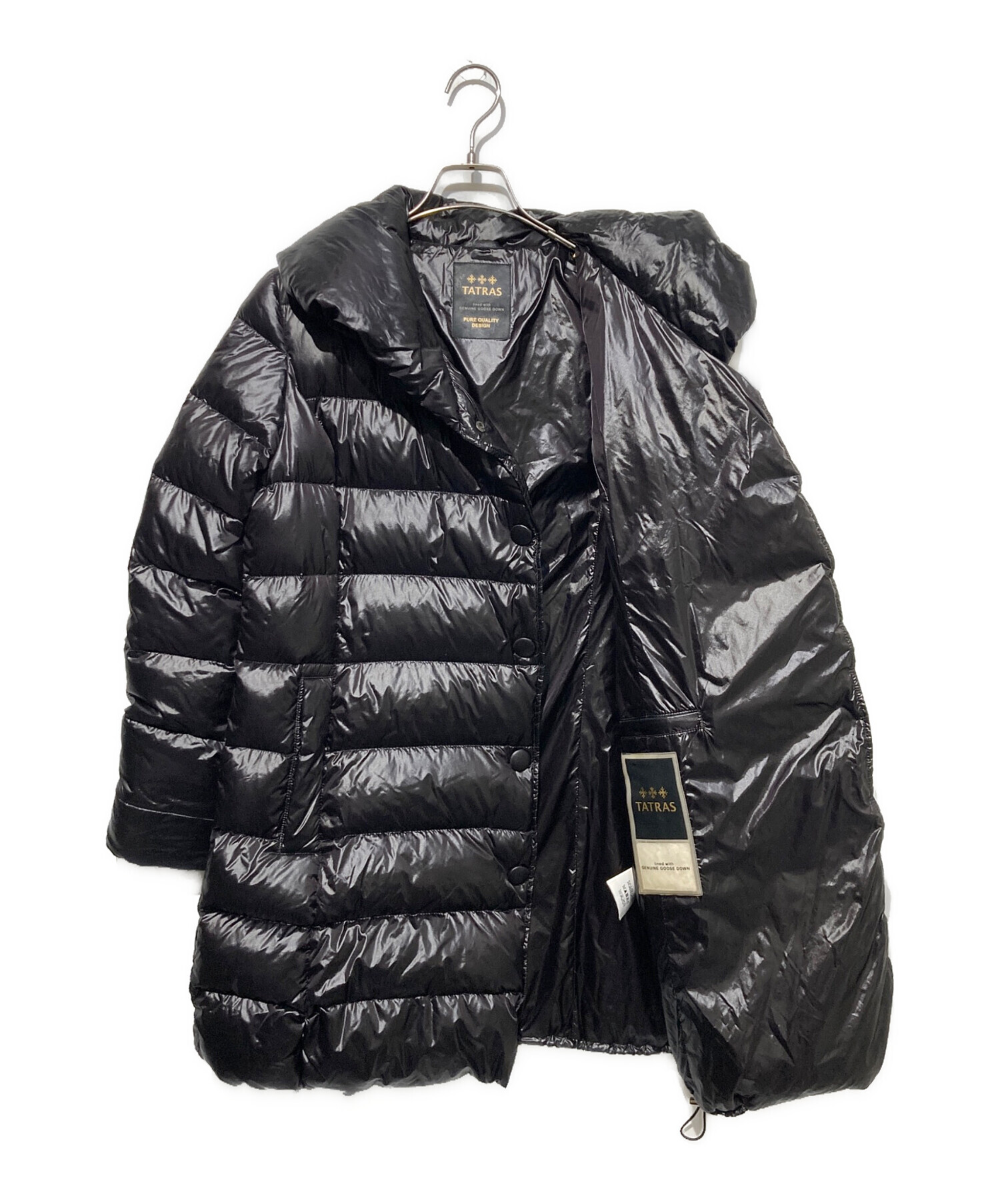 中古・古着通販】TATRAS (タトラス) AMANDAダウンコート ブラック 