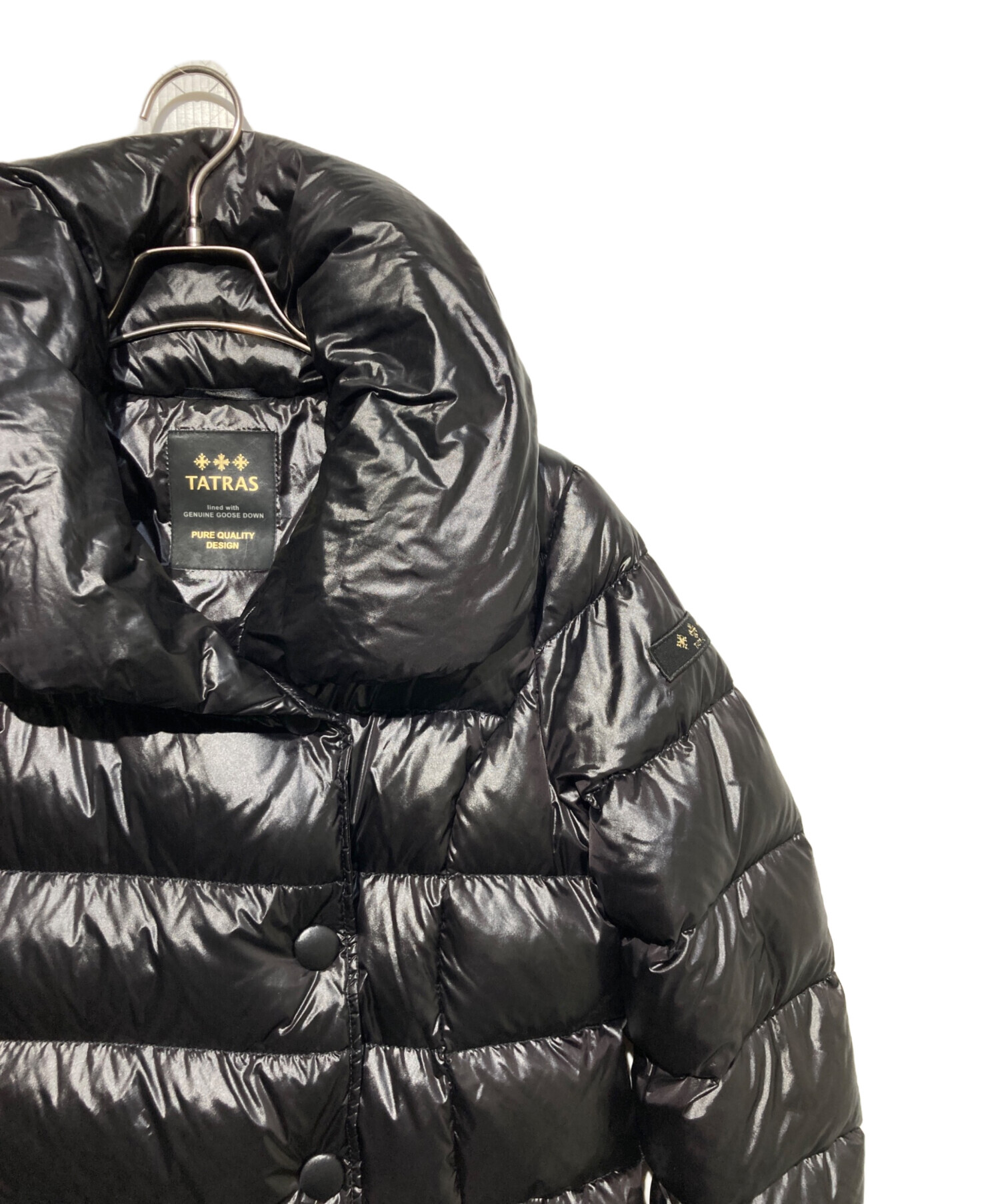 中古・古着通販】TATRAS (タトラス) AMANDAダウンコート ブラック 