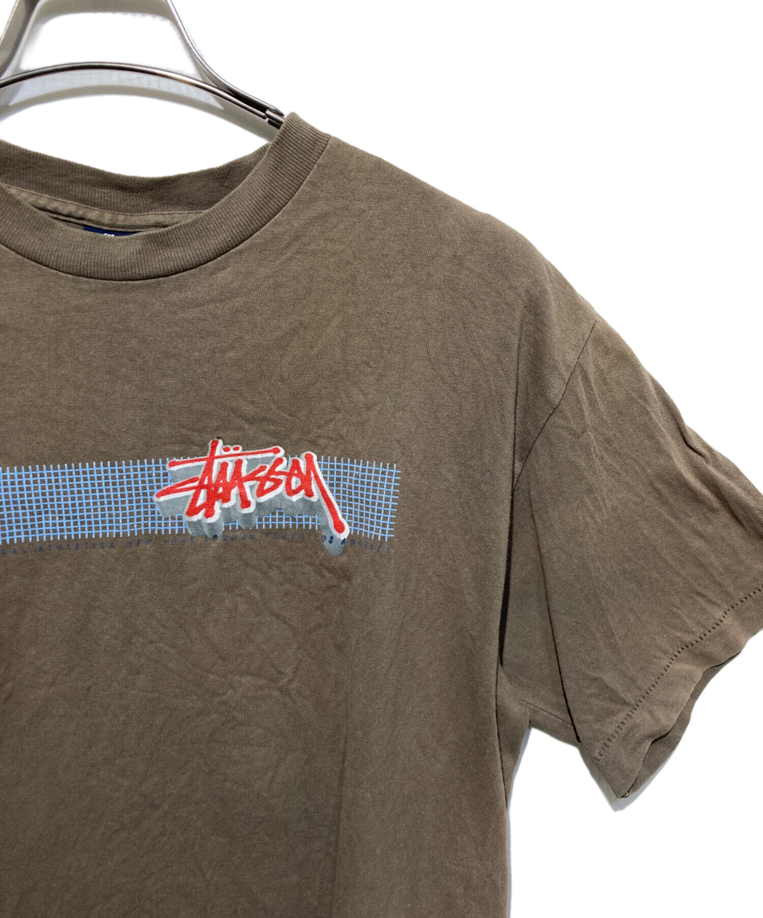 中古・古着通販】stussy (ステューシー) ヴィンテージTシャツ オリーブ