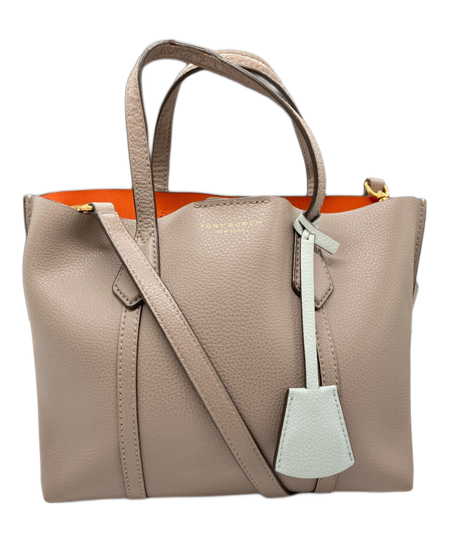 中古・古着通販】TORY BURCH (トリーバーチ) 2WAYバッグ グレージュ 