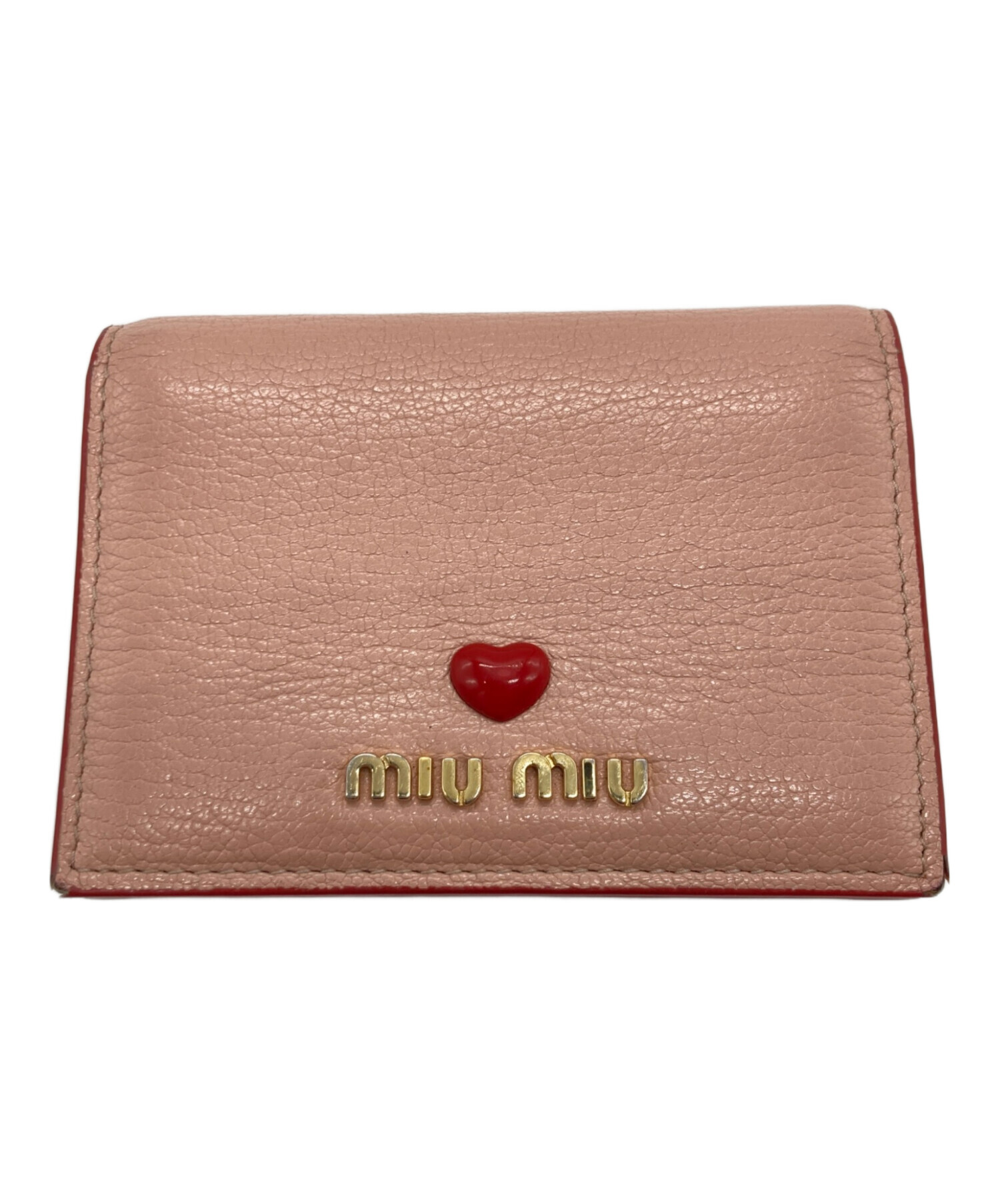中古・古着通販】MIU MIU (ミュウミュウ) マドラスラブカードケース 