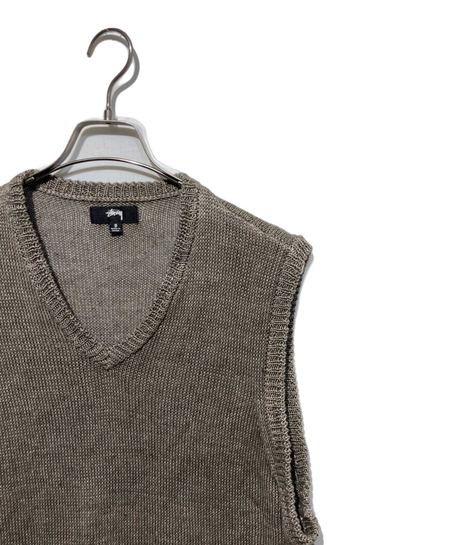 中古・古着通販】stussy (ステューシー) 24SS LOOSE KNIT LINEN VEST