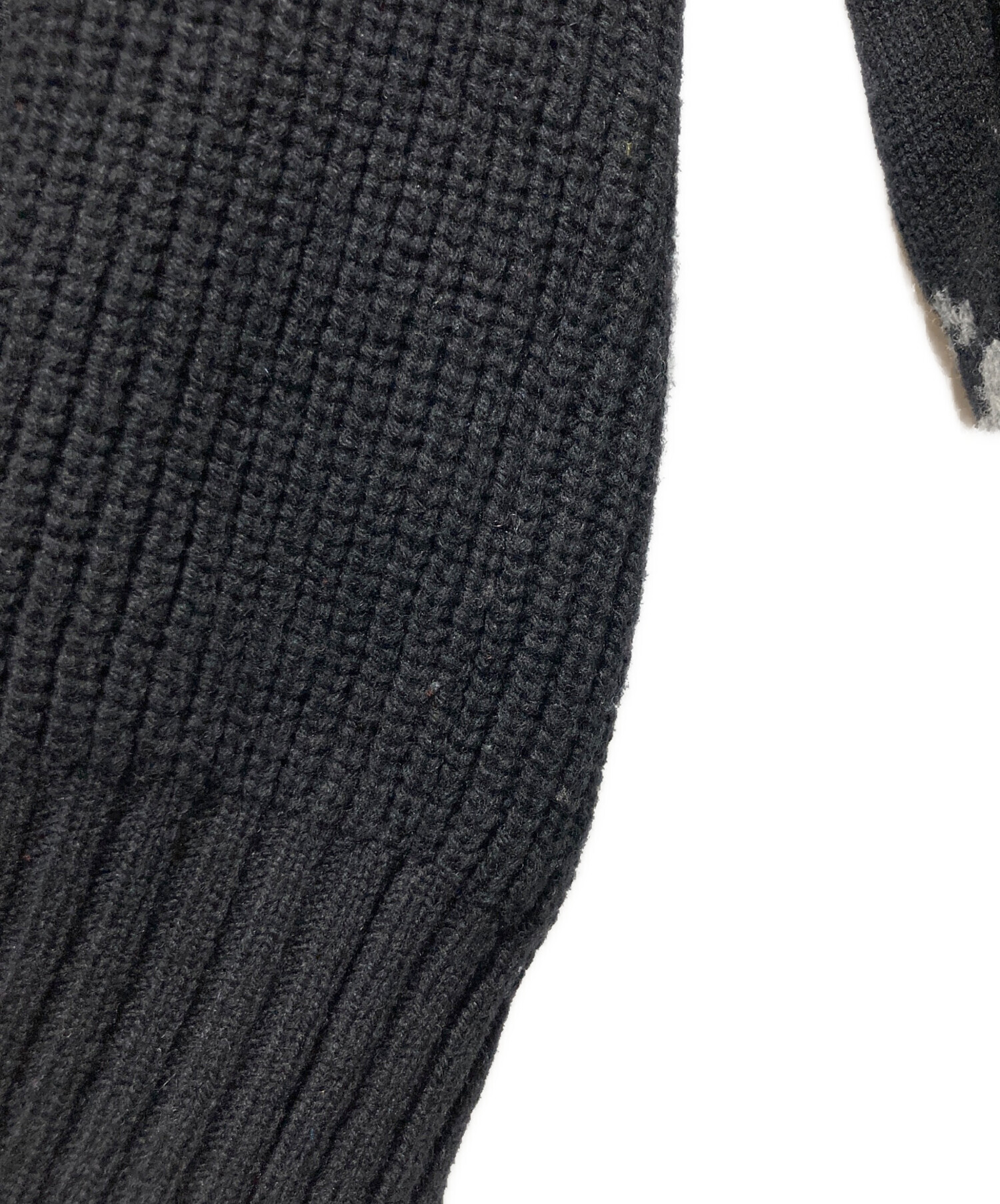 中古・古着通販】sacai (サカイ) 21AW Wool Knit Pullover ブラック