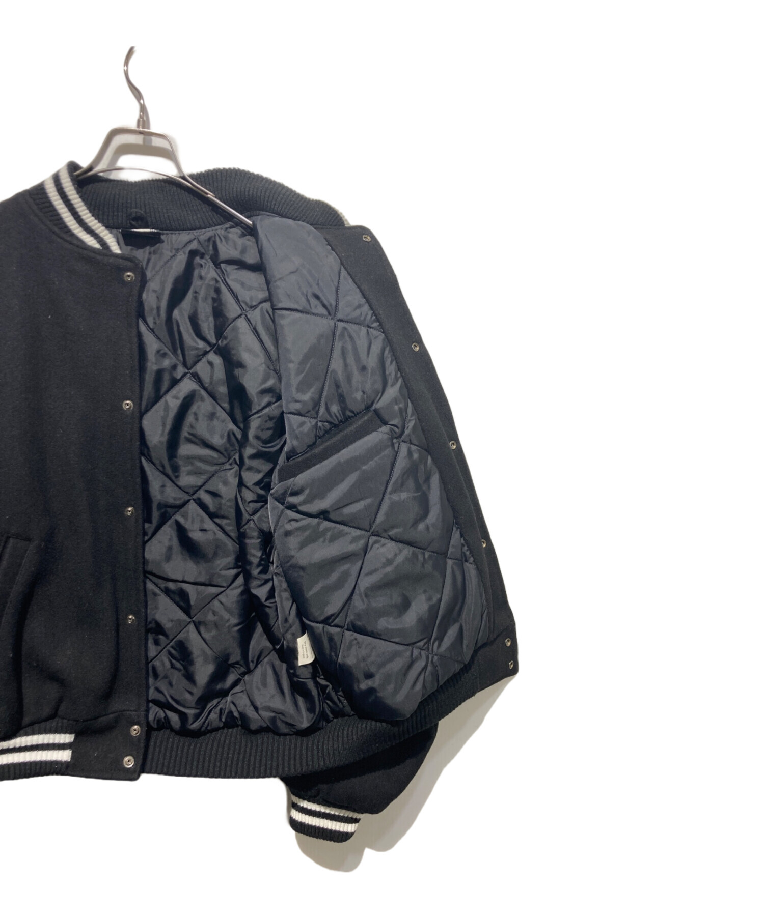 中古・古着通販】JACK DANIEL (ジャックダニエル) スタジャン ブラック