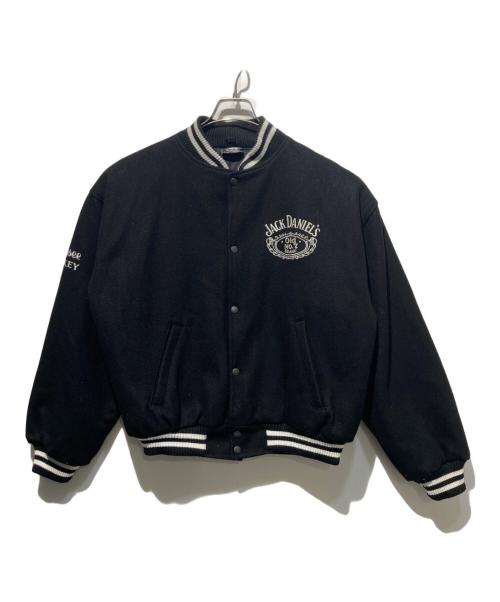 中古・古着通販】JACK DANIEL (ジャックダニエル) スタジャン ブラック