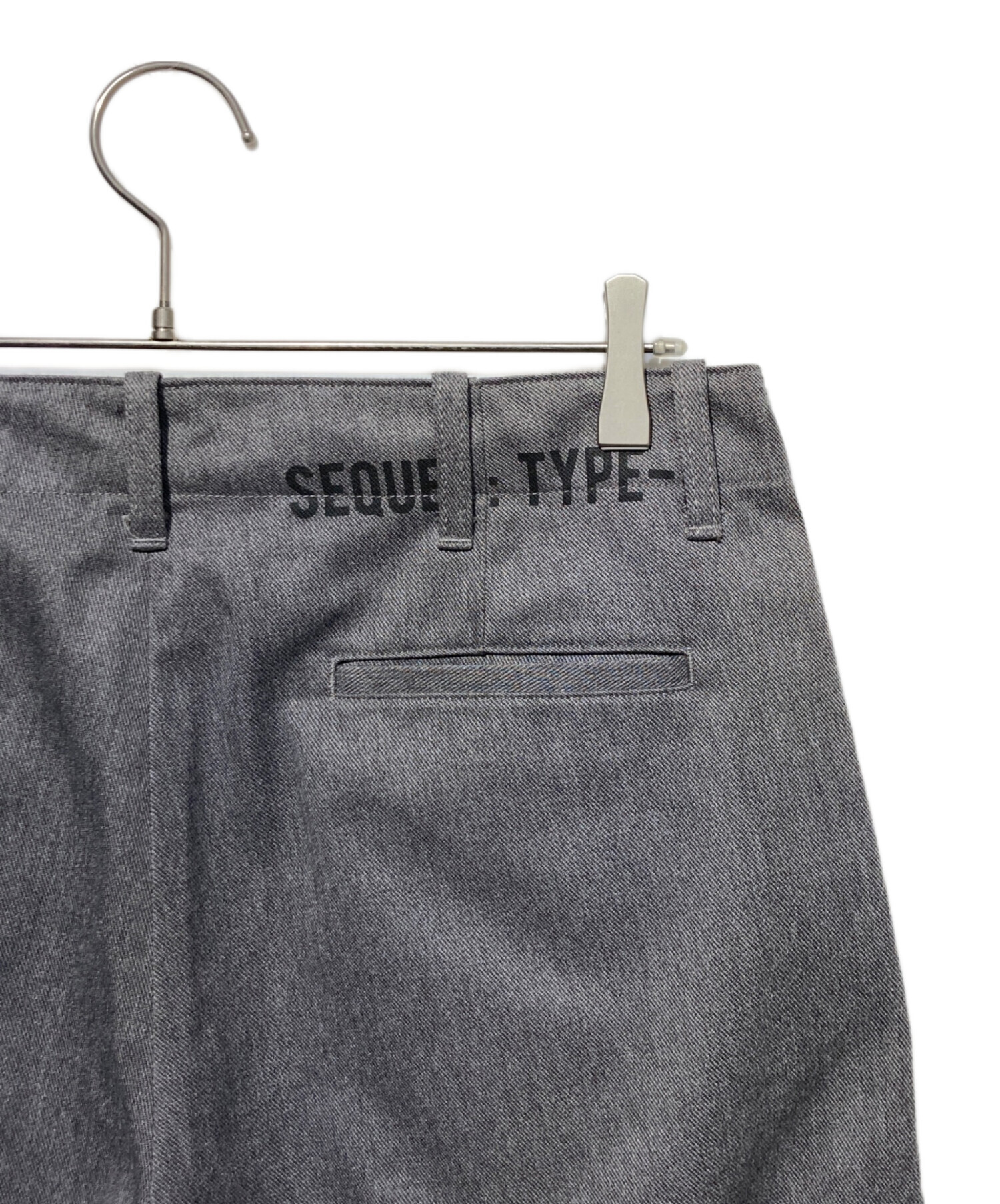中古・古着通販】SEQUEL (シークエル) TYPE-F ワークパンツ グレー