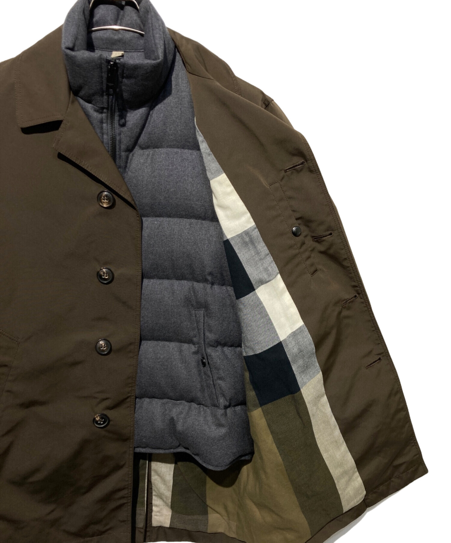 中古・古着通販】BURBERRY BRIT (バーバリーブリット) 3WAYダウン