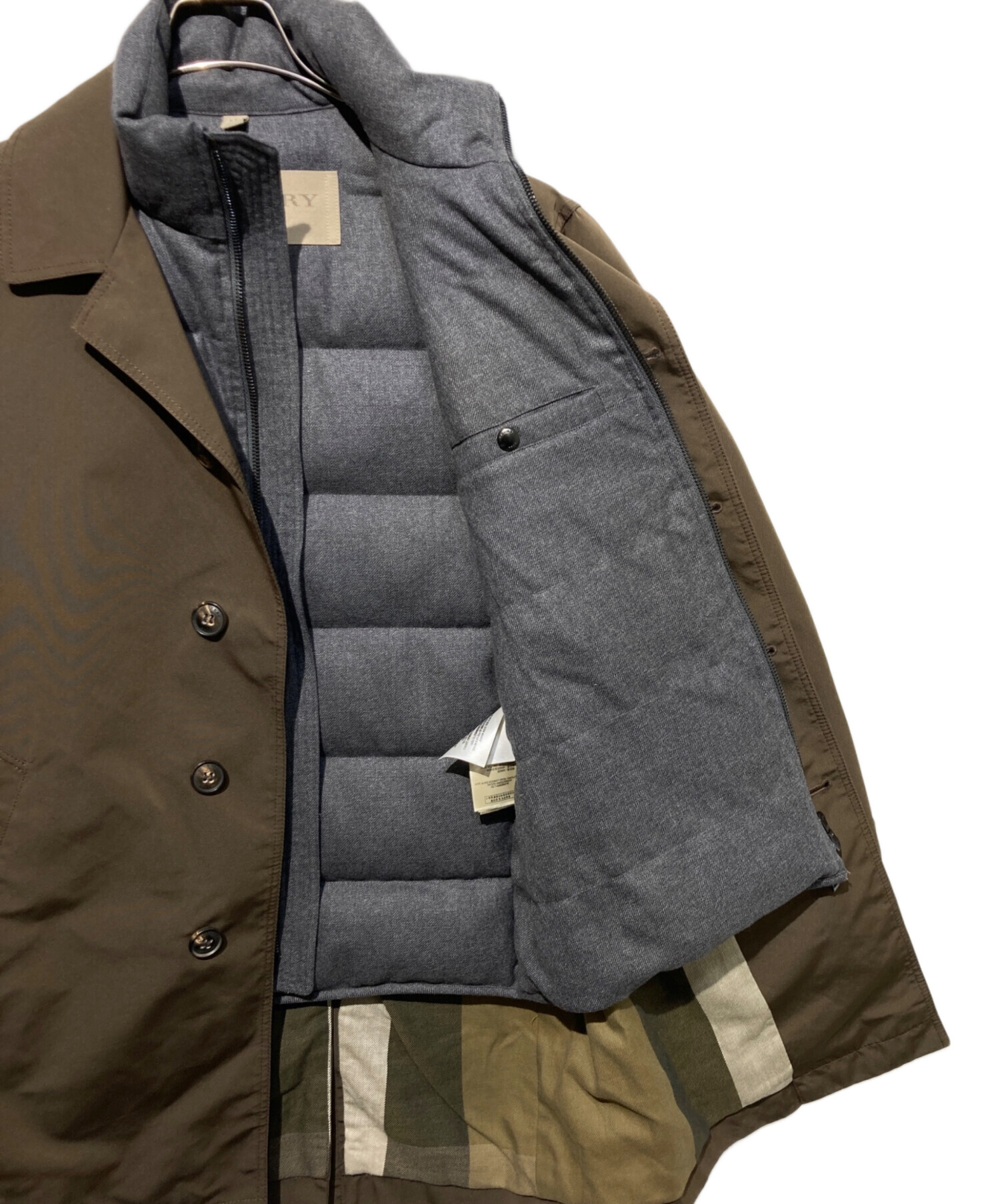 BURBERRY BRIT ダウンジャケット/ダウンベスト メンズ バーバリー 