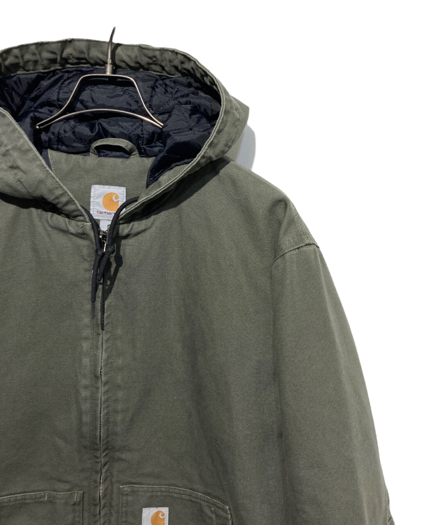 中古・古着通販】CarHartt (カーハート) アクティブジャケット カーキ