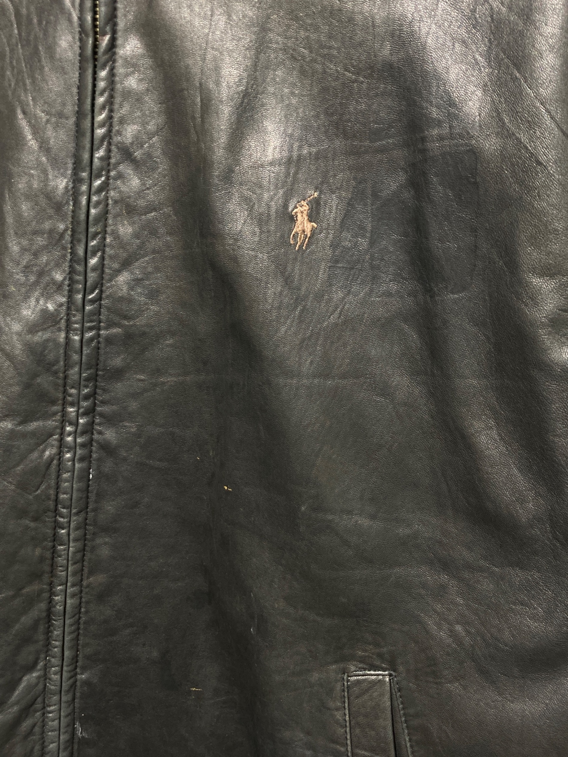 中古・古着通販】POLO RALPH LAUREN (ポロ・ラルフローレン) レザー