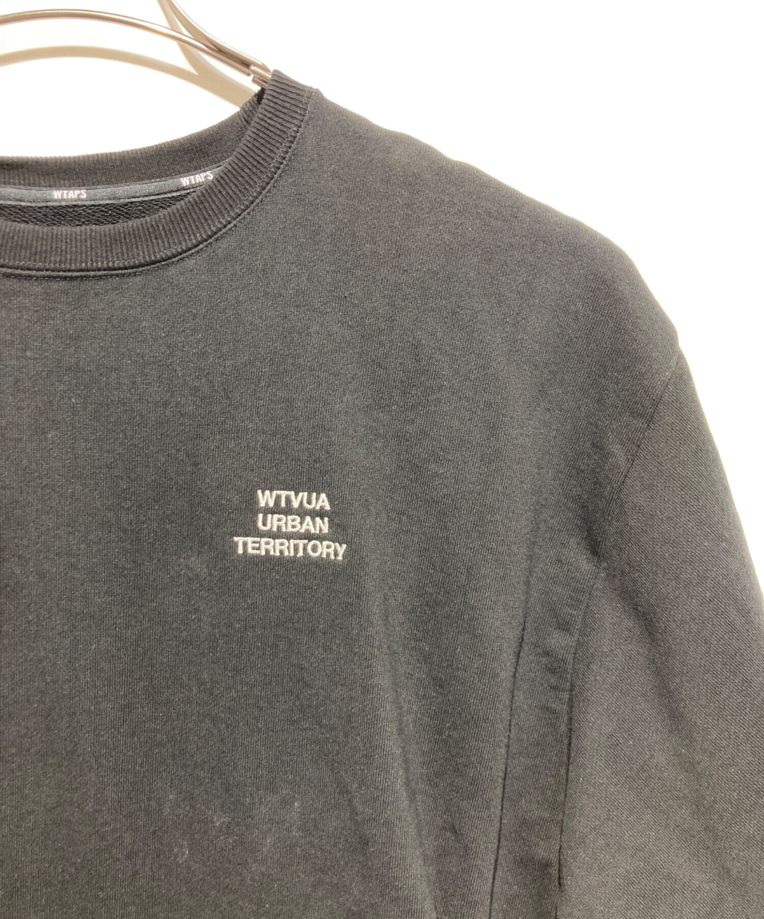 中古・古着通販】WTAPS (ダブルタップス) WUT SWEATER COTTON ブラック