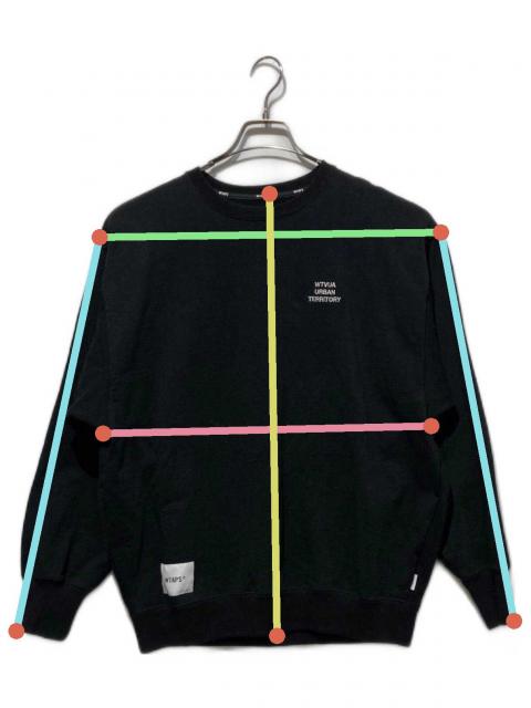 WTAPS WUT SWEATER COTTON BLACK XL 最安値 ー 中古・古着通販】WTAPS (ダブルタップス) WUT SWEATER COTTON ブラック