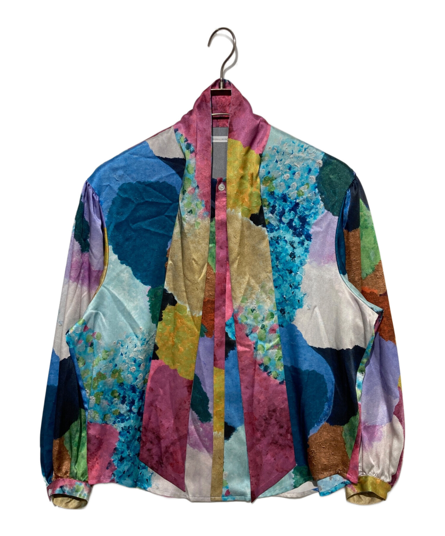 中古・古着通販】HERALBONY (ヘラルボニー) ボウタイブラウス 「How