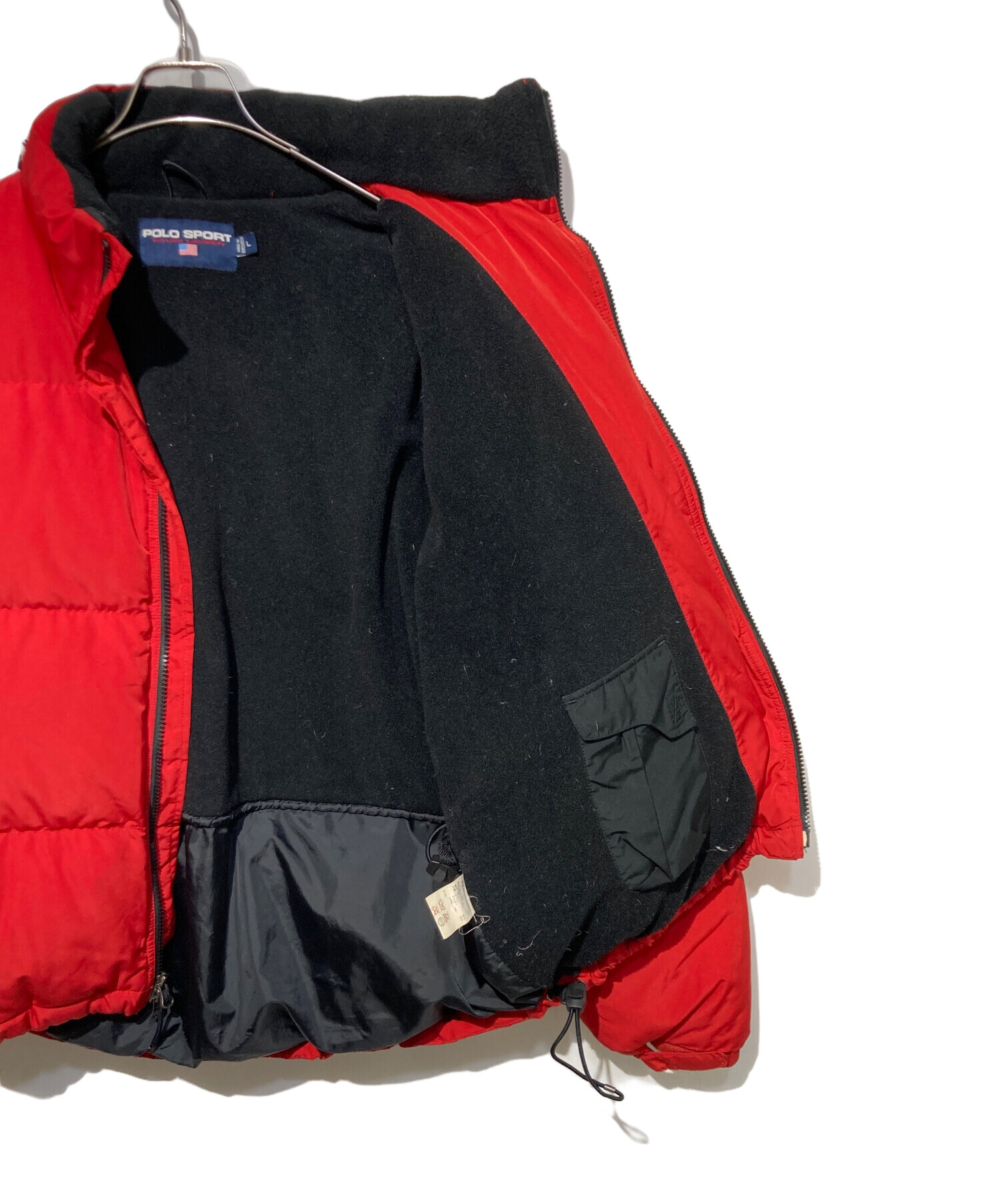 中古・古着通販】POLO SPORT (ポロスポーツ) ダウンジャケット レッド