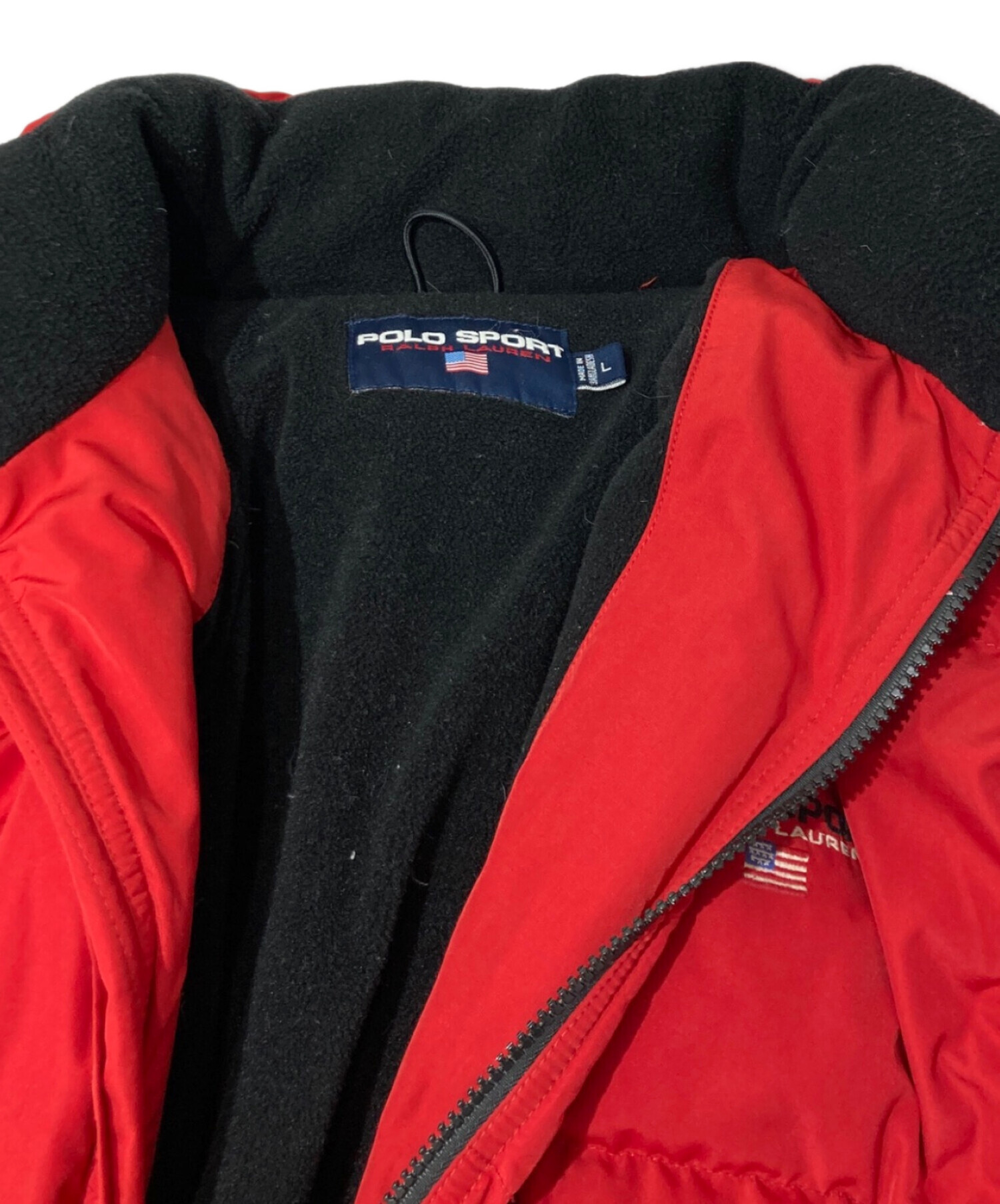 中古・古着通販】POLO SPORT (ポロスポーツ) ダウンジャケット レッド 