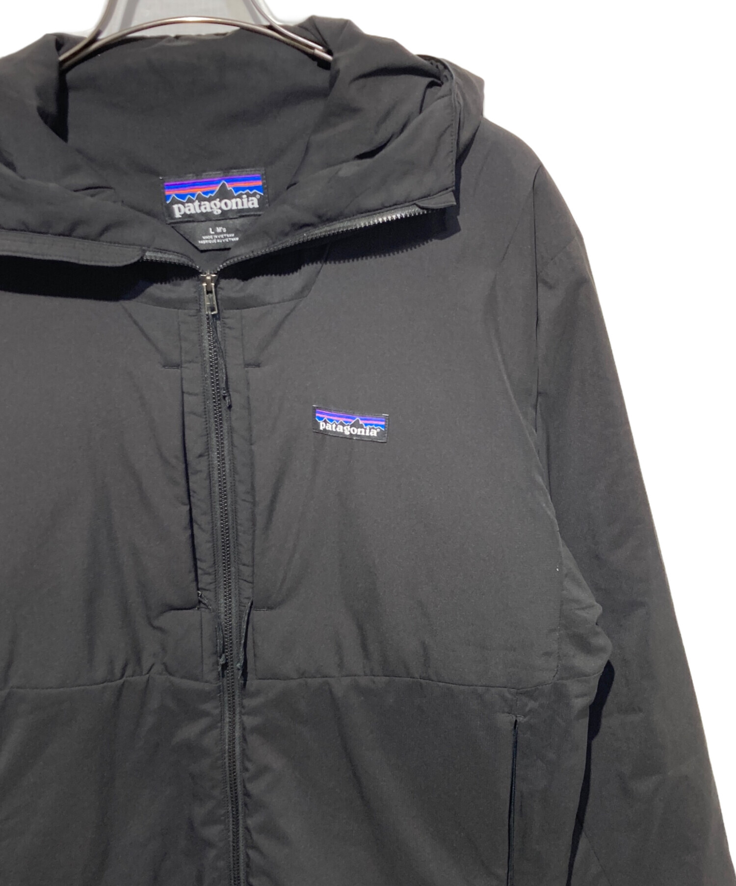 【格安出品】パタゴニア ナノエアフーディー ブラック Lサイズ 中古・古着通販】Patagonia (パタゴニア) ナノエアフーディ ブラック