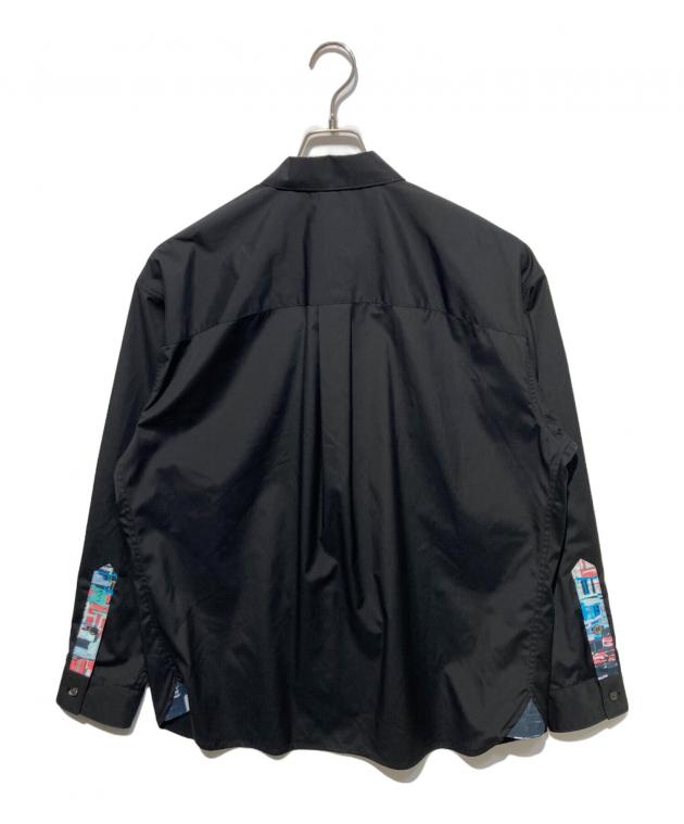 中古・古着通販】HERALBONY (ヘラルボニー) デザインシャツ ブラック