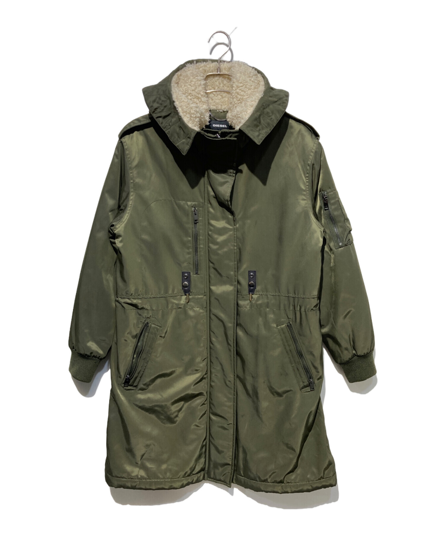中古・古着通販】DIESEL (ディーゼル) 裏ボアフーデットコート