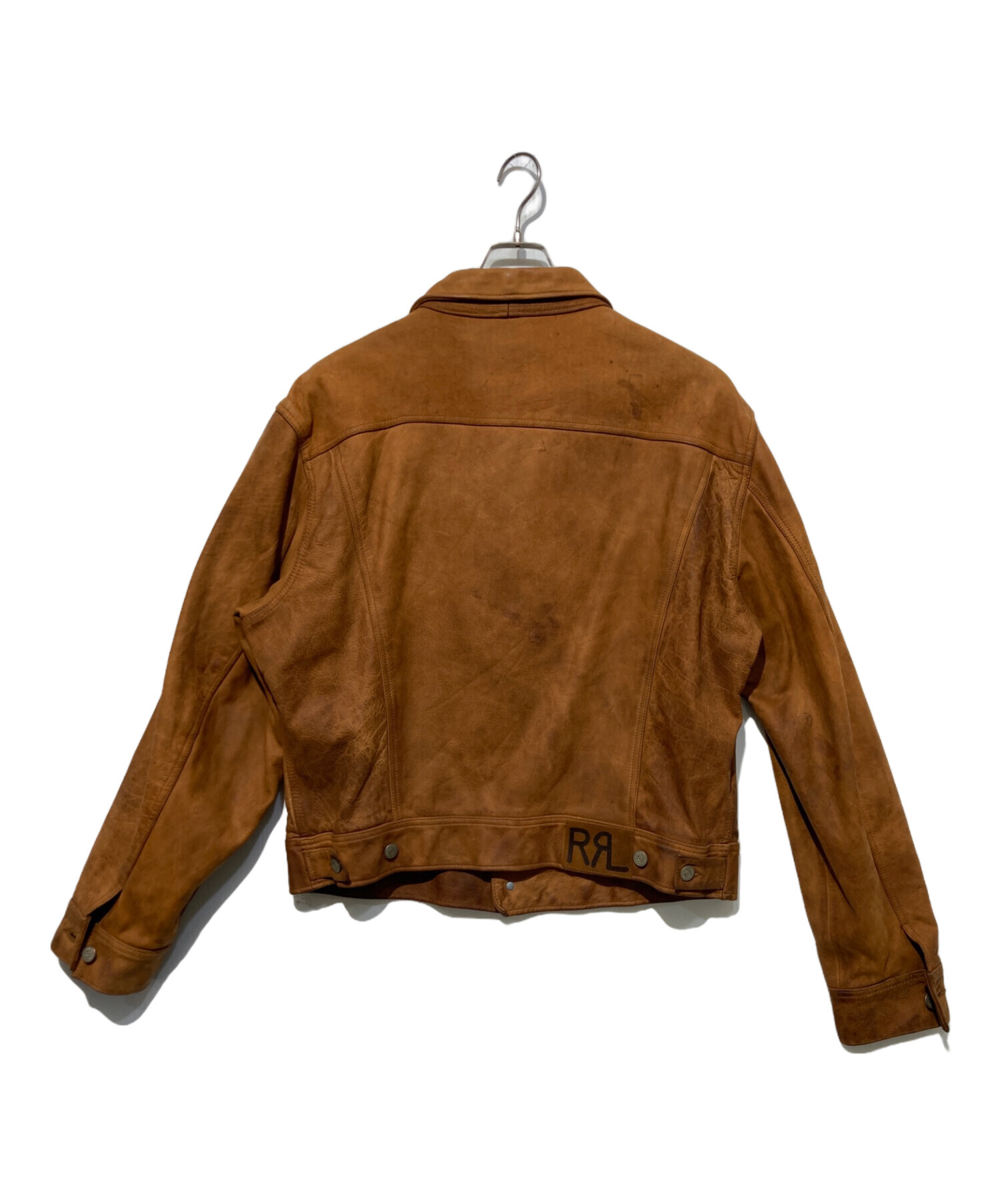 中古・古着通販】RRL (ダブルアールエル) LEATHER RANCH JEAN JACKET