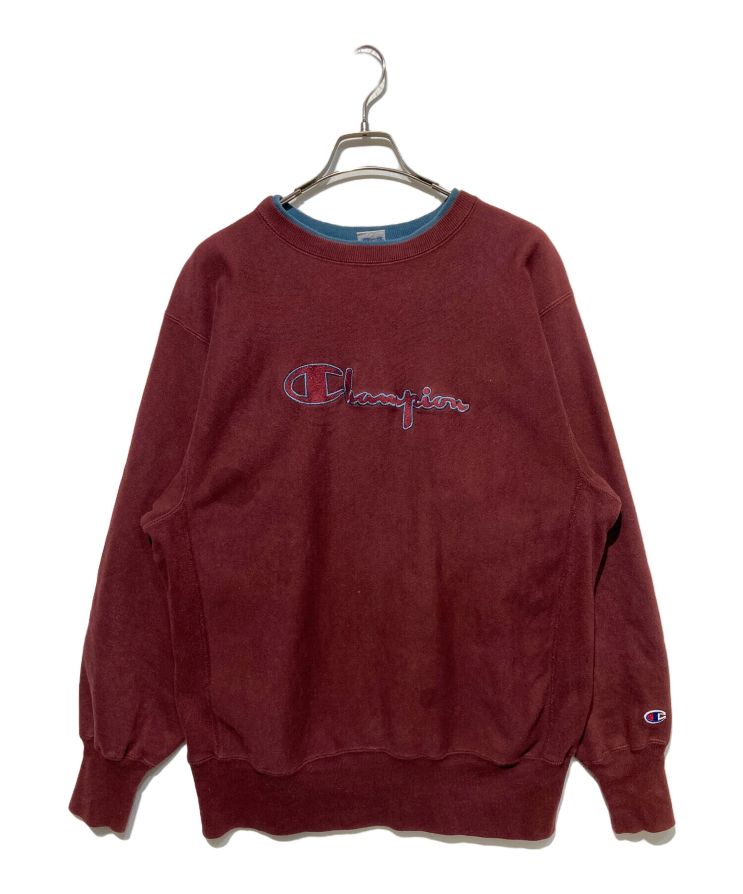 Champion / スウェット/XL/コットン/BRD/ボルドー 中古・古着通販】Champion (チャンピオン) リバースウィーブスウェット