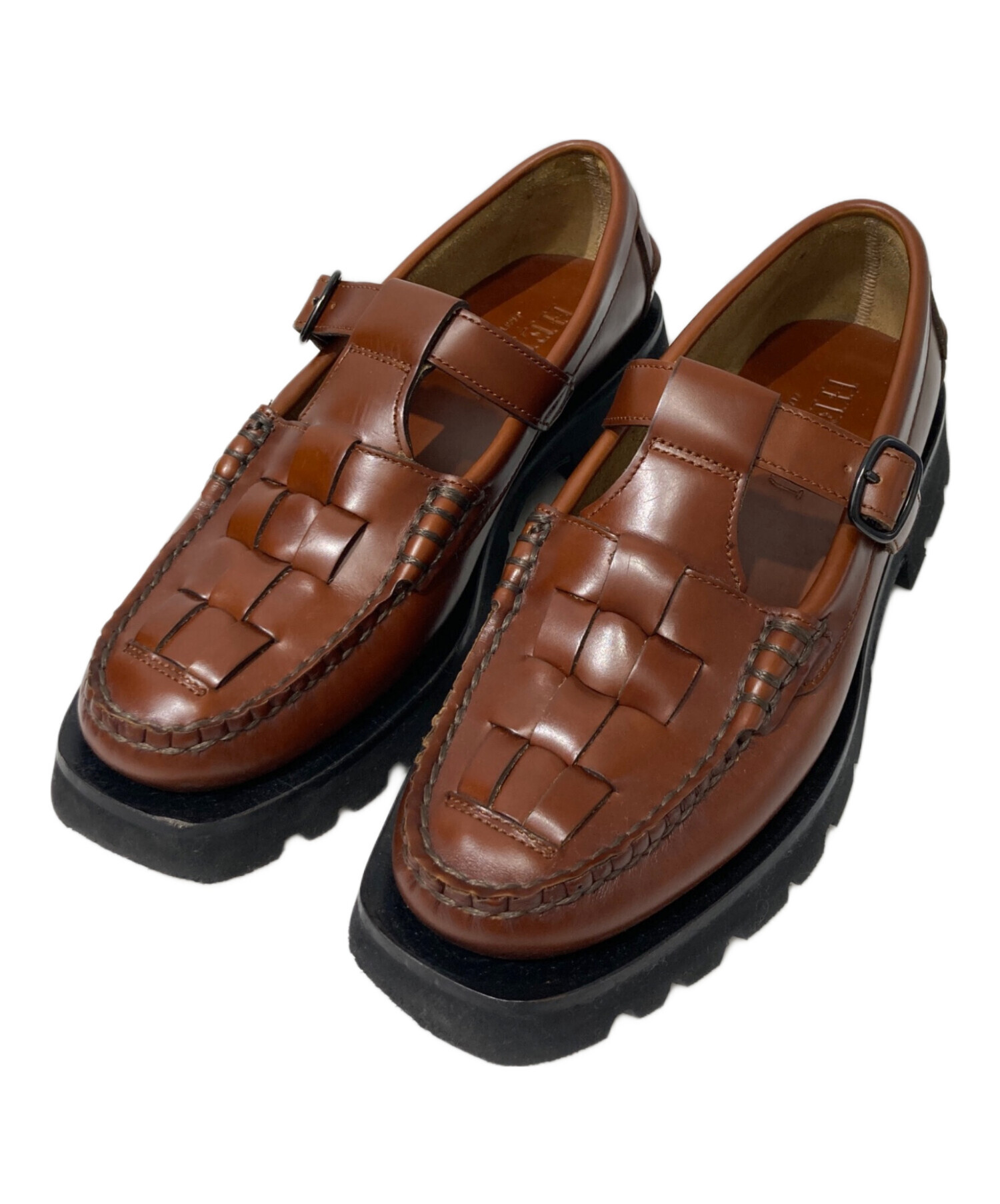 へリュー　HEREU ローファー　　37 HEREU へリュー シューズ ブラック 黒 サイズ:37 24.0cm