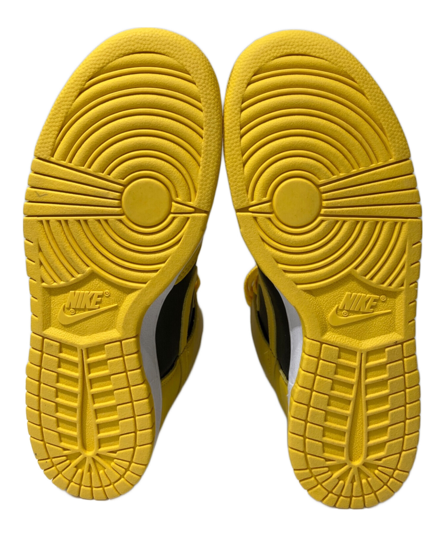 中古・古着通販】NIKE (ナイキ) ハイカットスニーカー イエロー サイズ