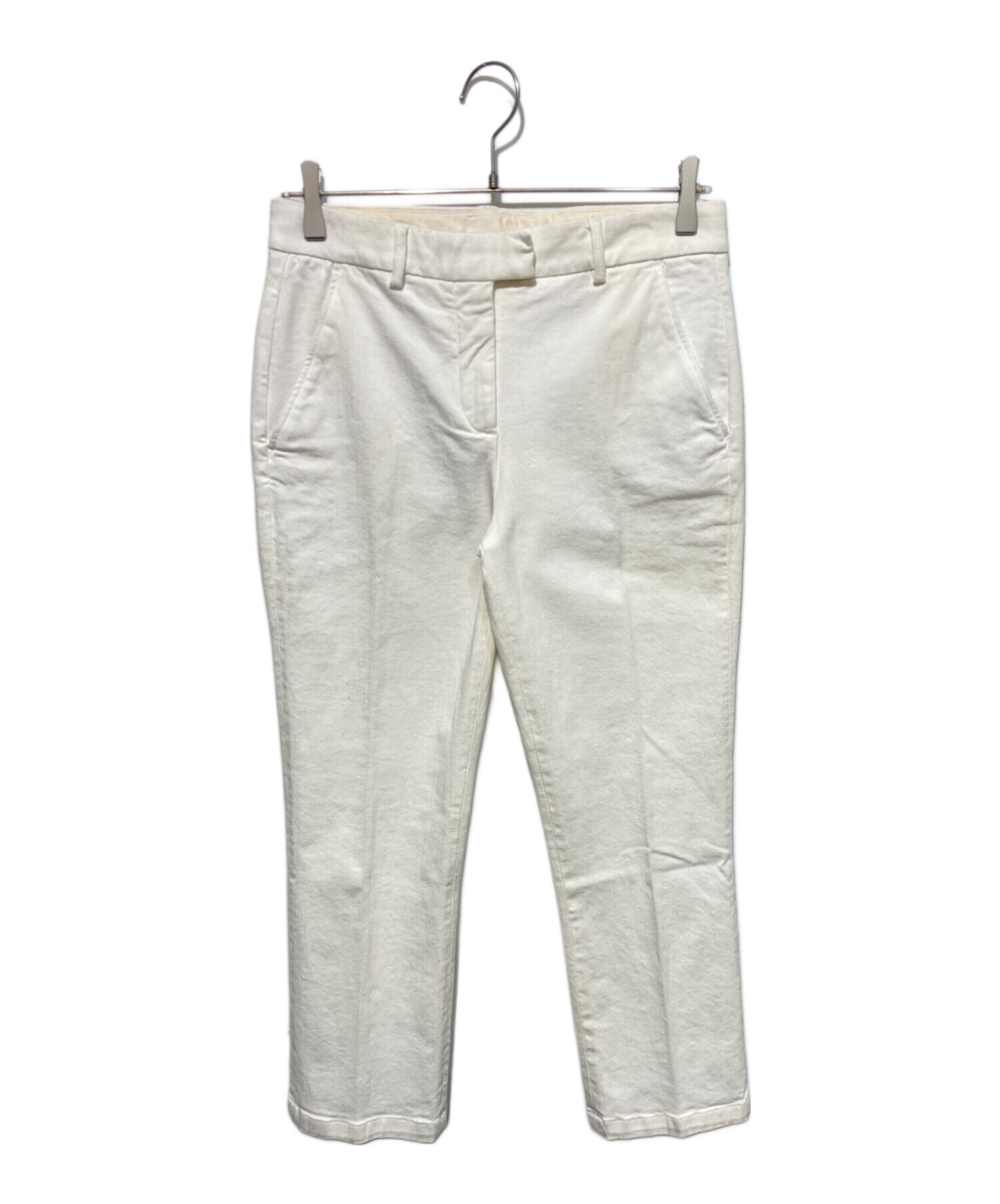 中古・古着通販】MONCLER (モンクレール) デニムパンツ ホワイト