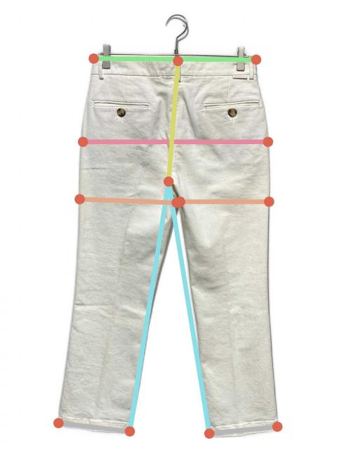 中古・古着通販】MONCLER (モンクレール) デニムパンツ ホワイト