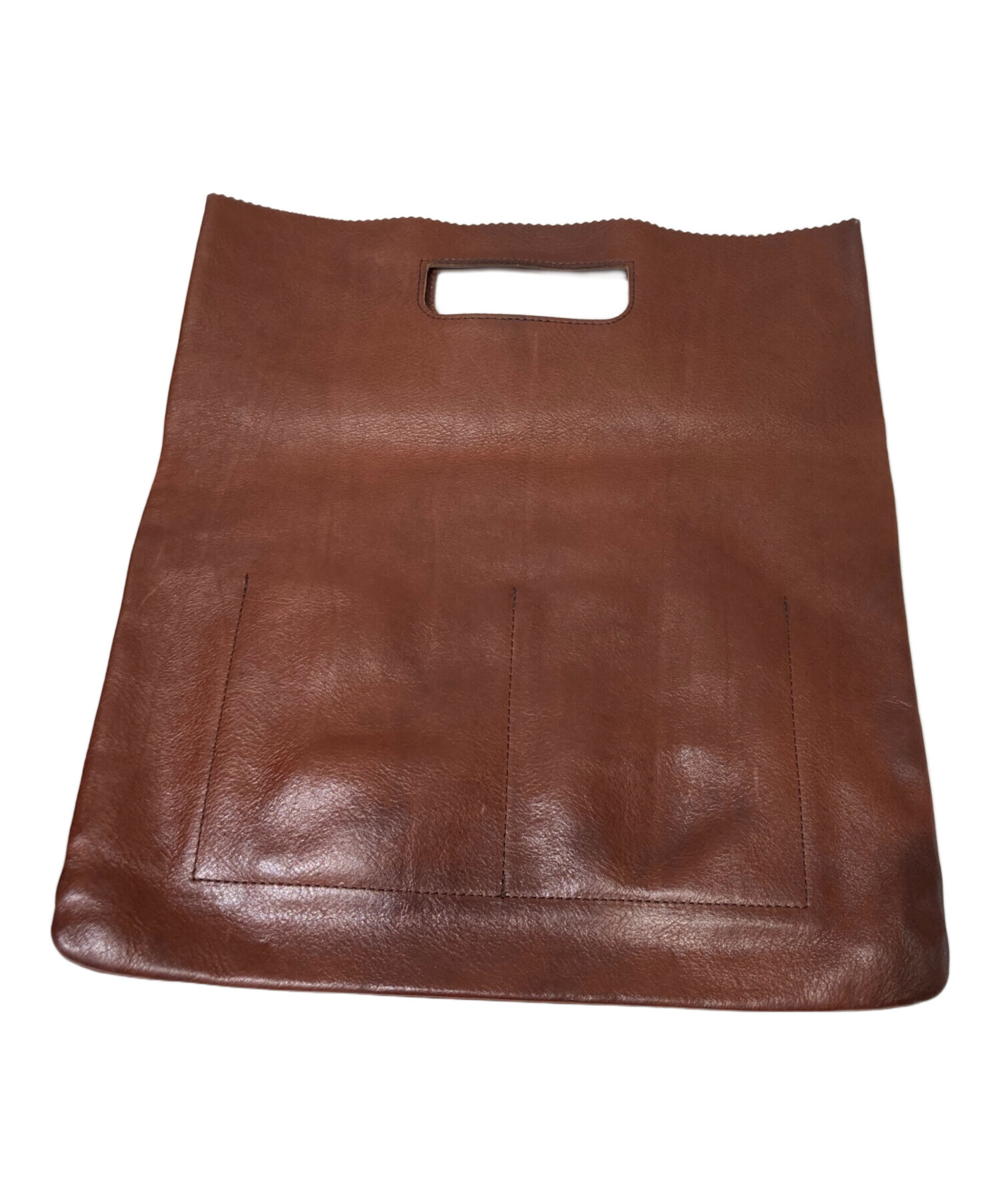 中古・古着通販】GANZO (ガンゾ) SACCHETTO2 レザーハンドバッグ