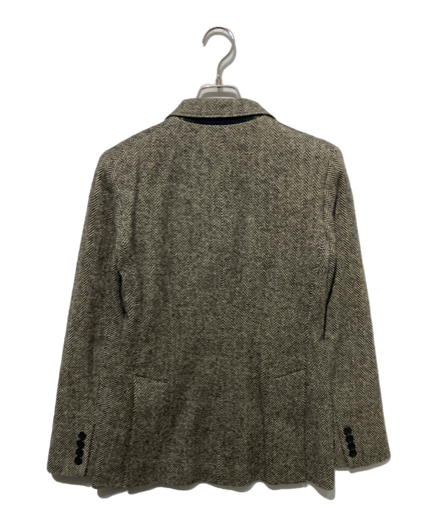 【未使用に近い】RALPH LAUREN テーラードジャケット　へリボーン POLO RALPH LAUREN（ポロ・ラルフローレン） USA古着 ヘリンボーン