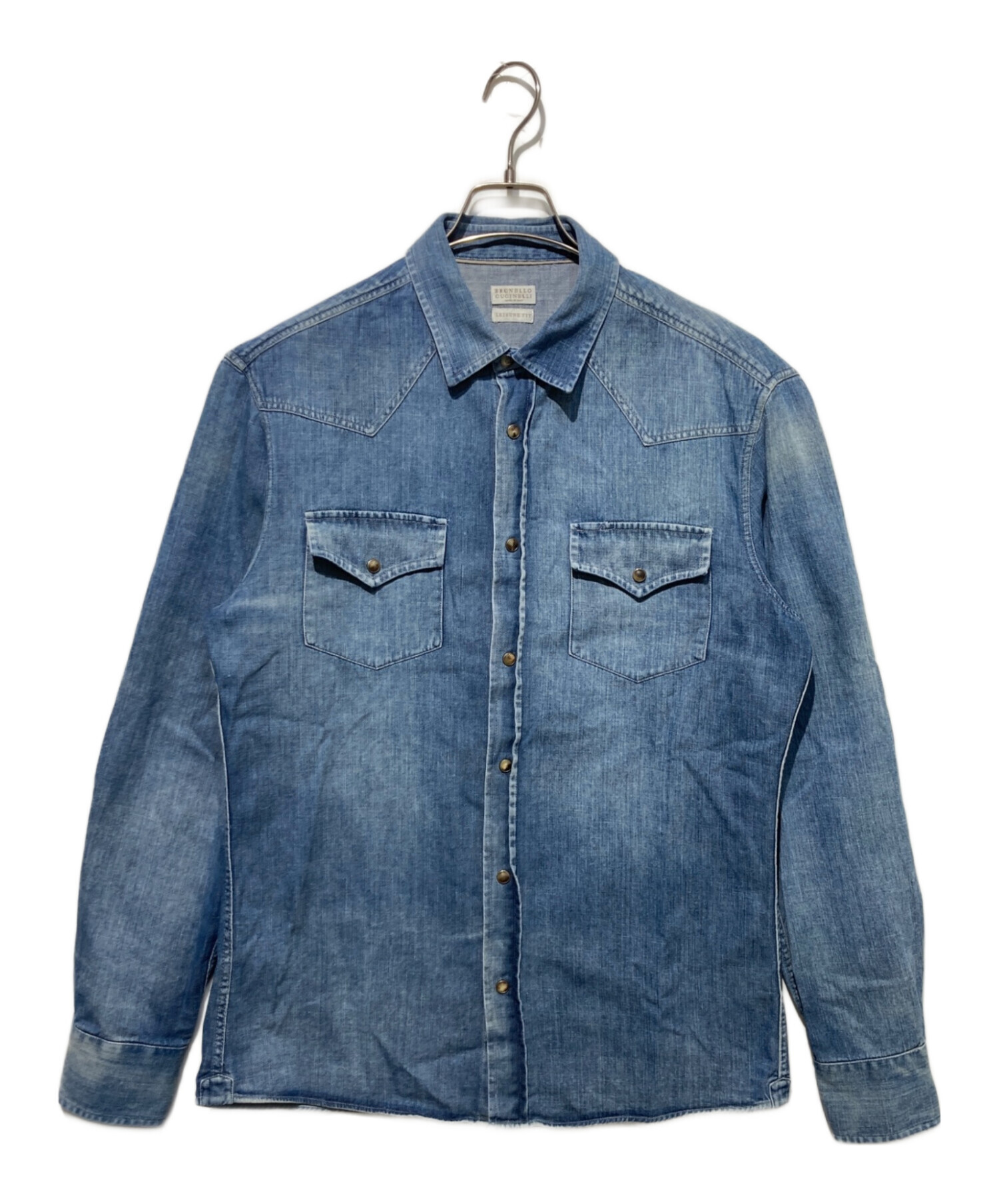中古・古着通販】BRUNELLO CUCINELLI (ブルネロクチネリ) デニムシャツ