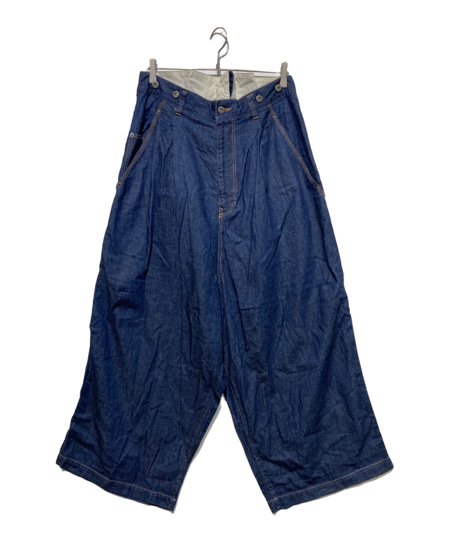 すんページ 中古・古着通販】s'yte (サイト) ワイドデニムパンツ インディゴ