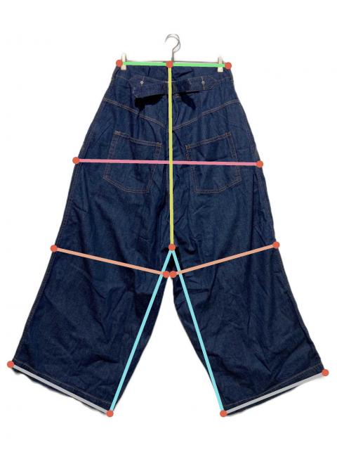 中古・古着通販】s'yte (サイト) ワイドデニムパンツ インディゴ