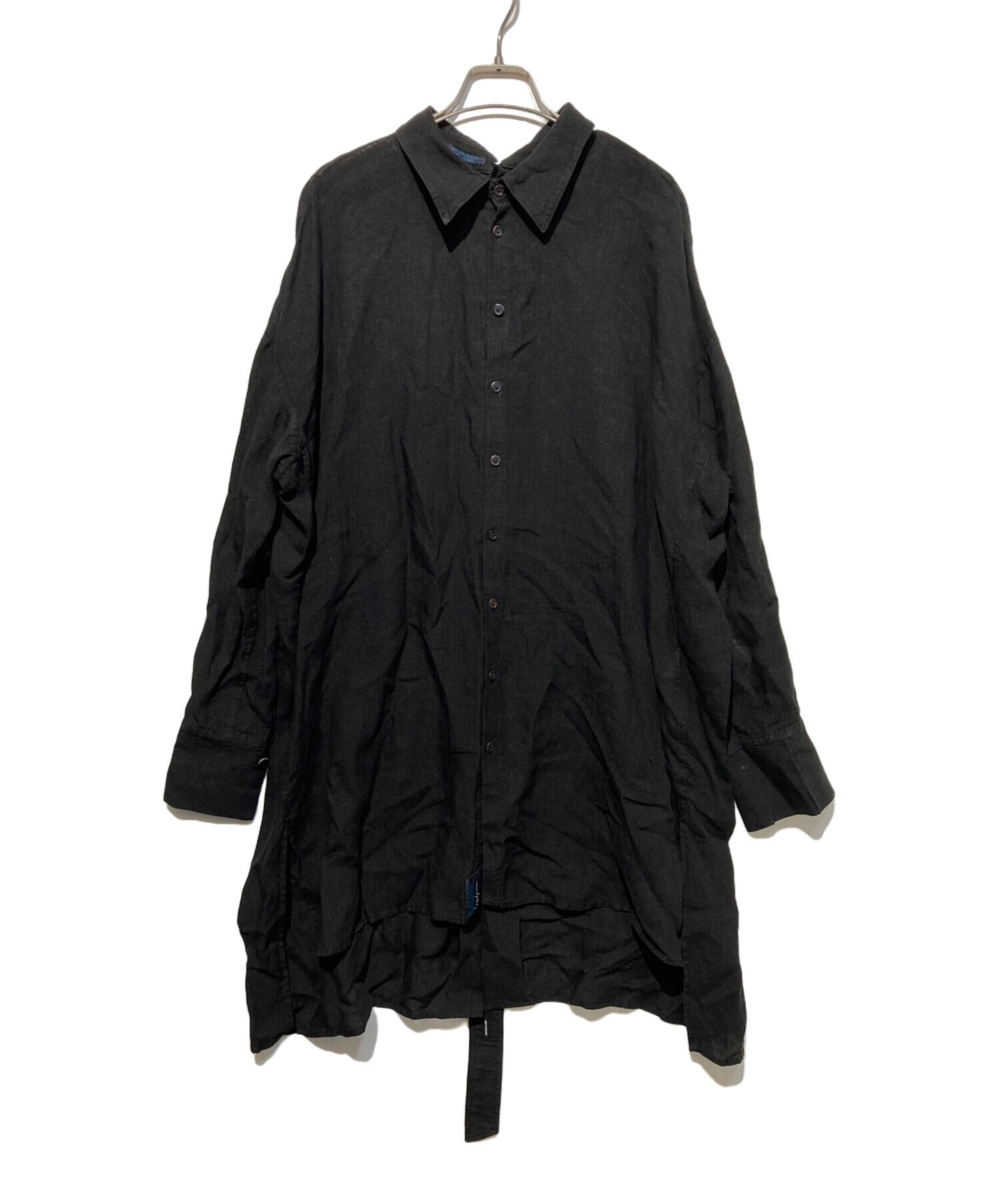 中古・古着通販】YOHJI YAMAMOTO (ヨウジヤマモト) リネンロングシャツ
