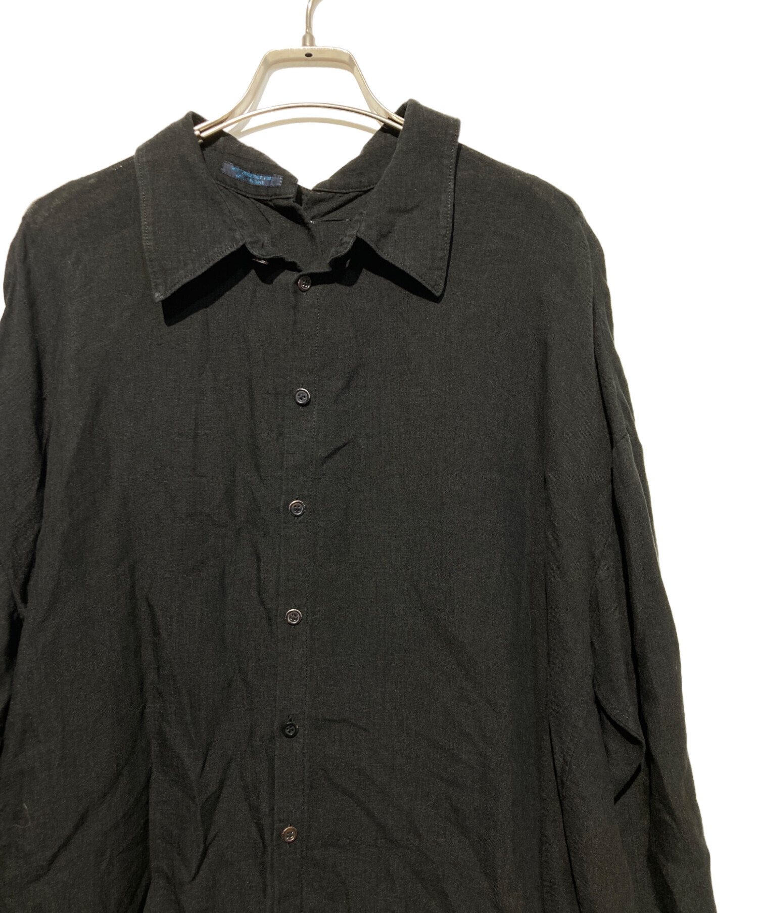 中古・古着通販】YOHJI YAMAMOTO (ヨウジヤマモト) リネンロングシャツ