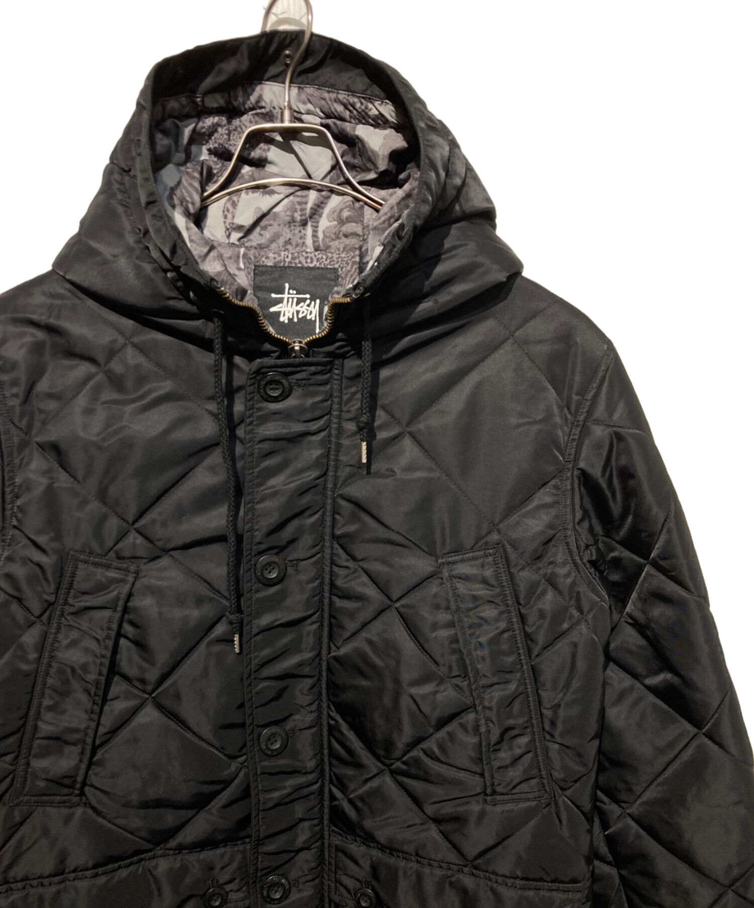 中古・古着通販】stussy (ステューシー) N-3Bタイプキルティングコート