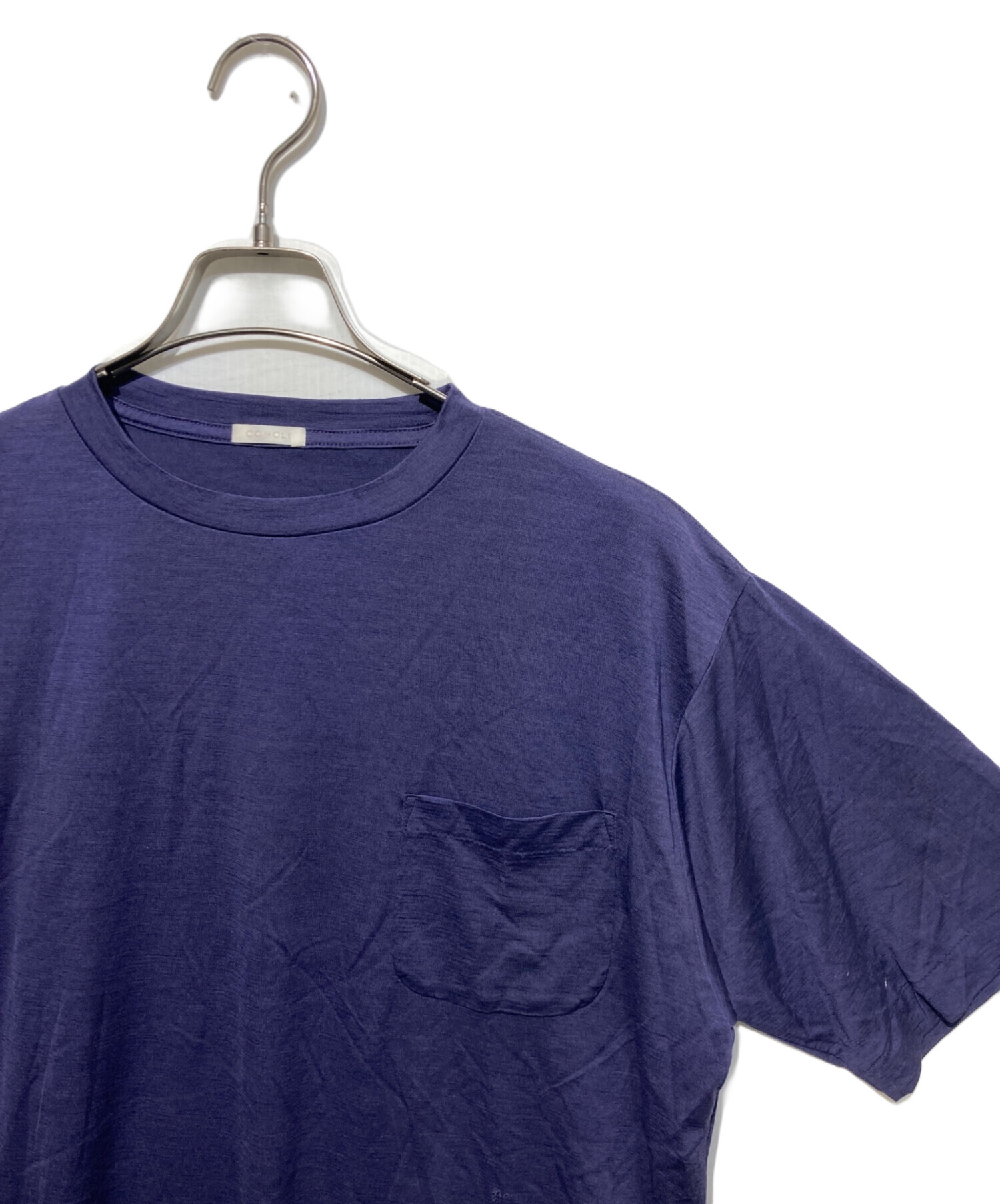 中古・古着通販】COMOLI (コモリ) ウール天竺 半袖クルーTシャツ