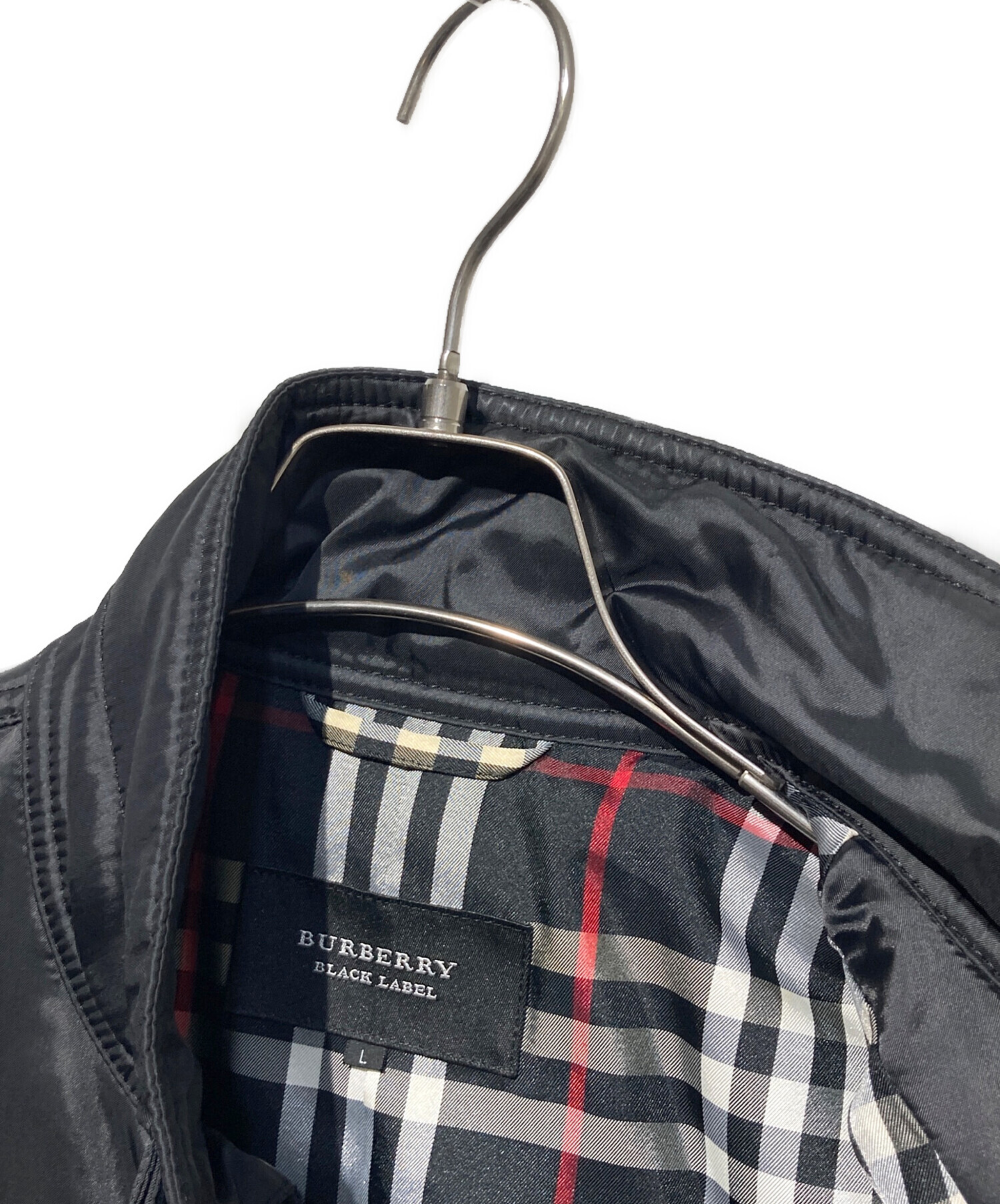BURBERRY BLACK LABEL ミリタリージャケット ブラック label ファッション BURBERRY バーバリー BLACK LABEL ブラック