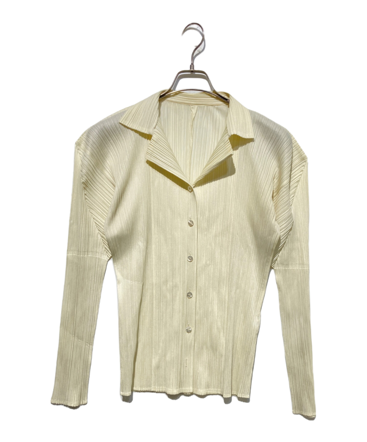 雰囲気抜群❗️】90's ISSEY ショップ MIYAKE 絹 絣 長袖シャツ 大きめ