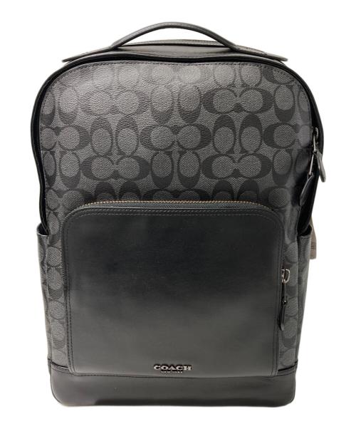 中古・古着通販】COACH (コーチ) シグネチャーリュック ブラック 未 
