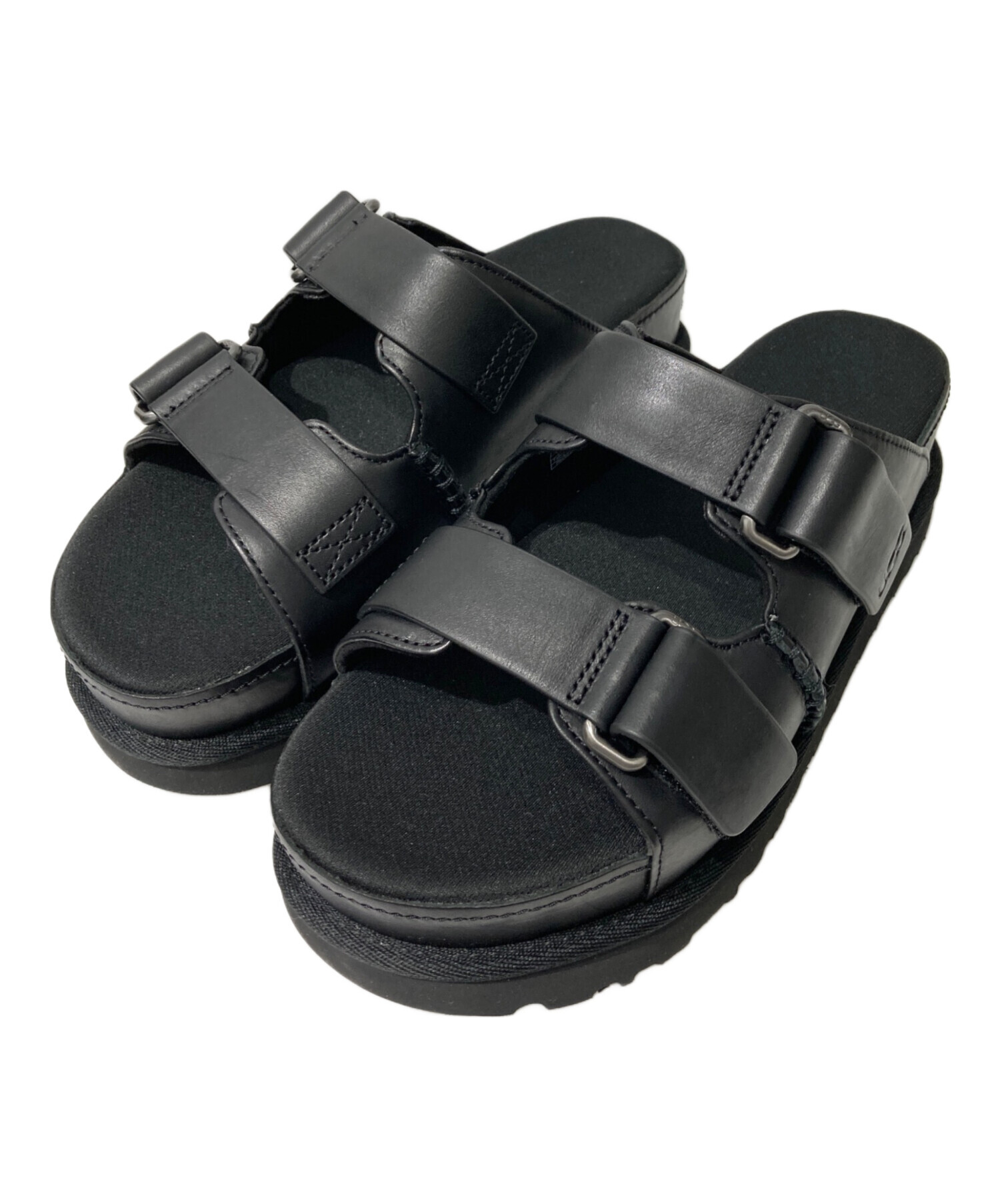 中古・古着通販】UGG (アグ) GOLDENSTAR HI SLIDE サンダル ブラック