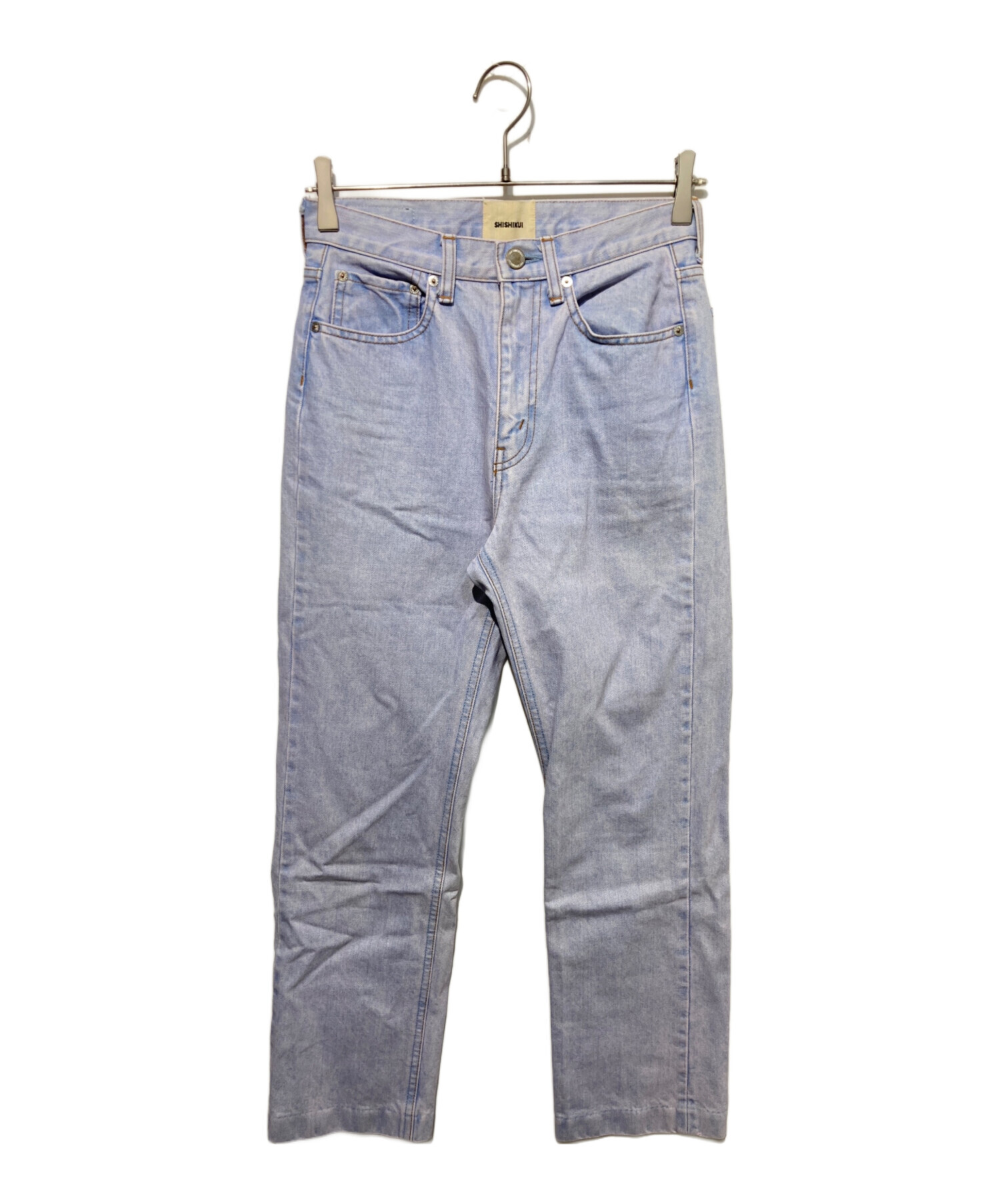 パンツ THE SHISHIKUI BASIC JEANS 24 中古・古着通販】THE SHISHIKUI (シシクイ) BASIC JEANS ブルー サイズ