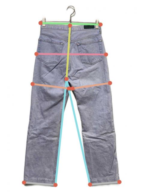 中古・古着通販】THE SHISHIKUI (シシクイ) BASIC JEANS ブルー サイズ