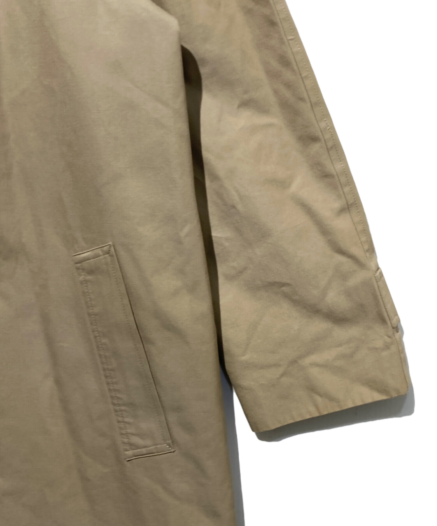 美品　ブルックスブラザーズ　ライナー付きステンカラーコート　ベージュ　チェック 中古・古着通販】BROOKS BROTHERS (ブルックスブラザーズ