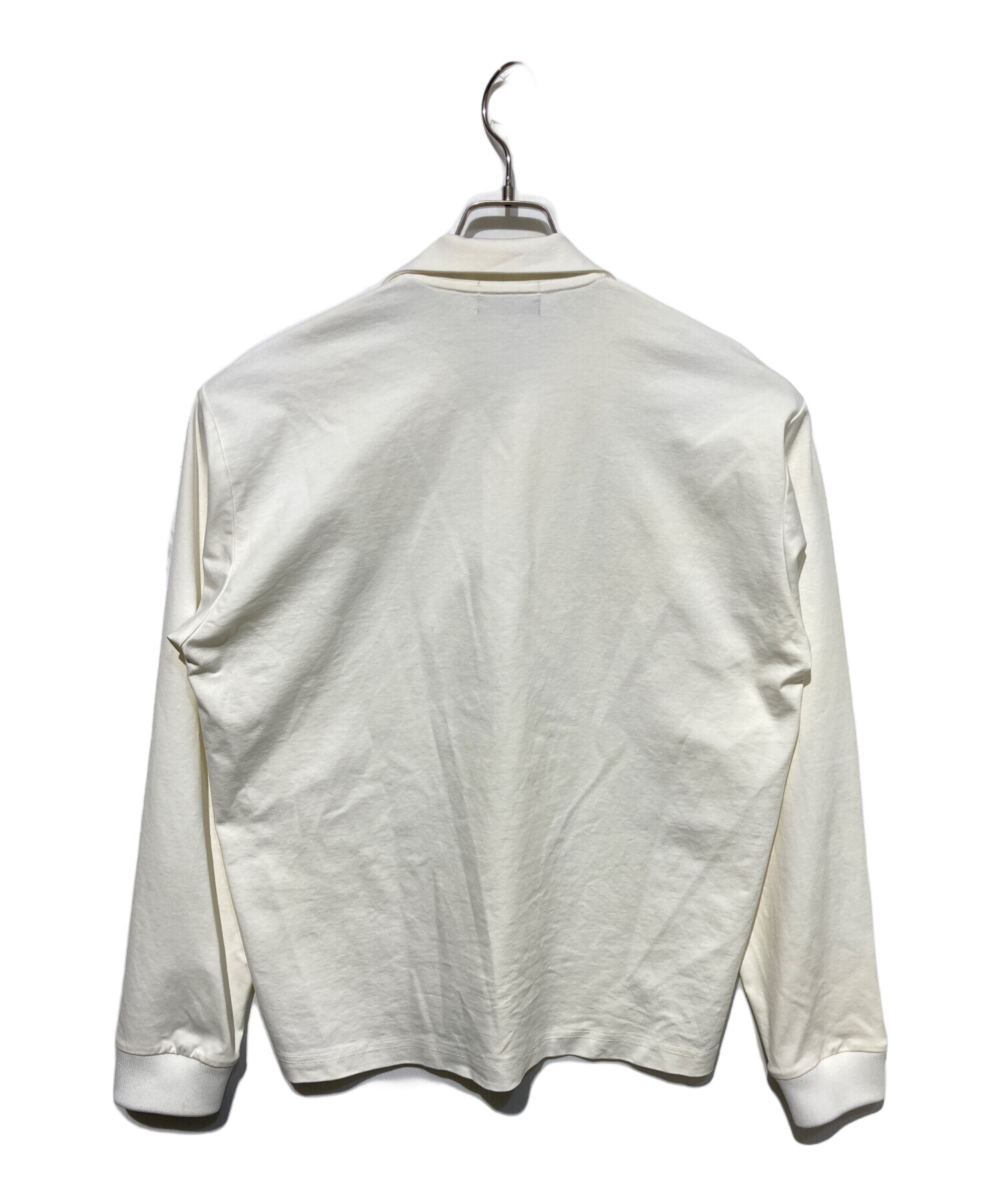 中古・古着通販】KOLOR (カラー) 長袖ポロシャツ ホワイト サイズ:1