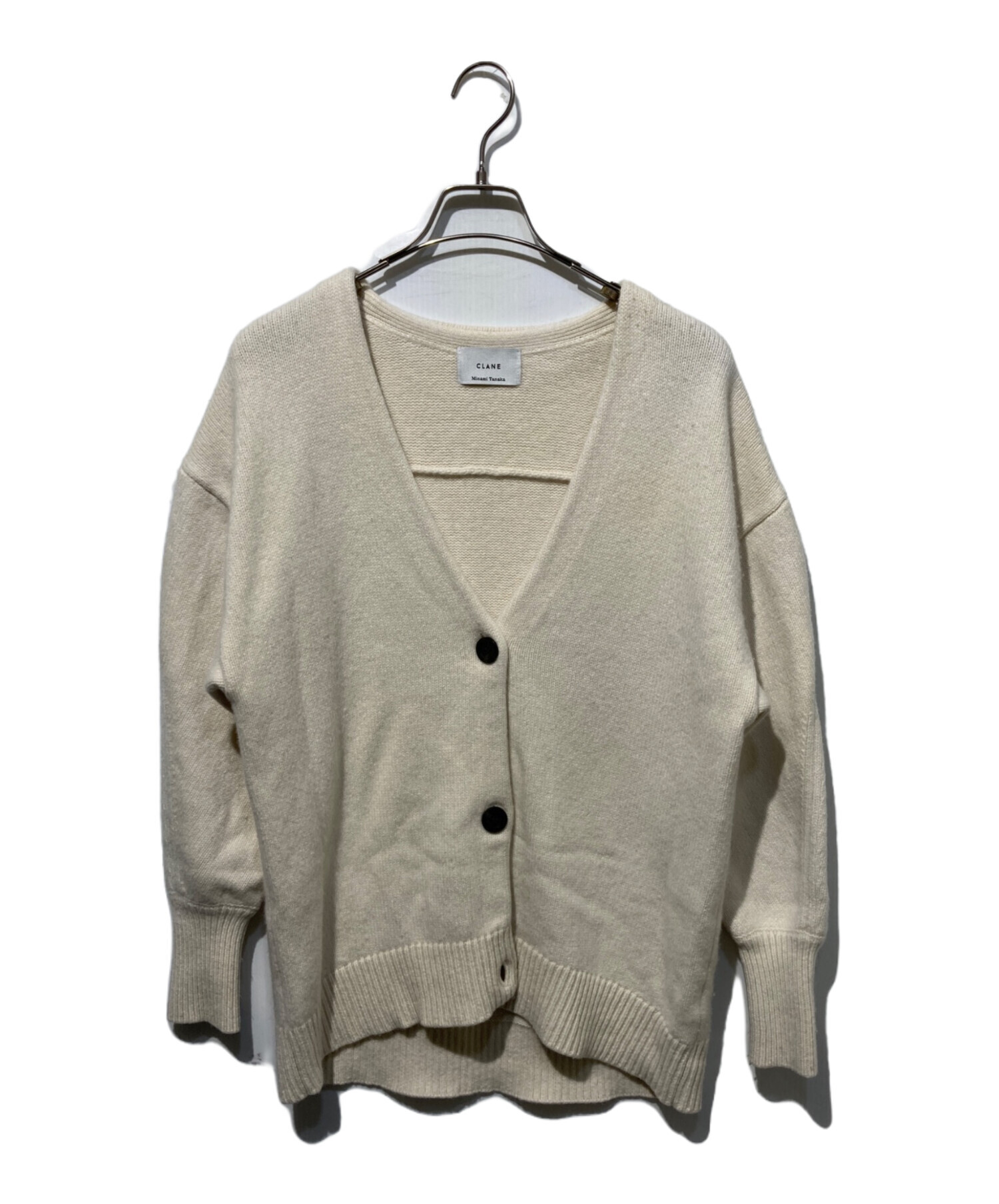 中古・古着通販】CLANE (クラネ) Minami Tanaka VNECK BACK CARDIGAN