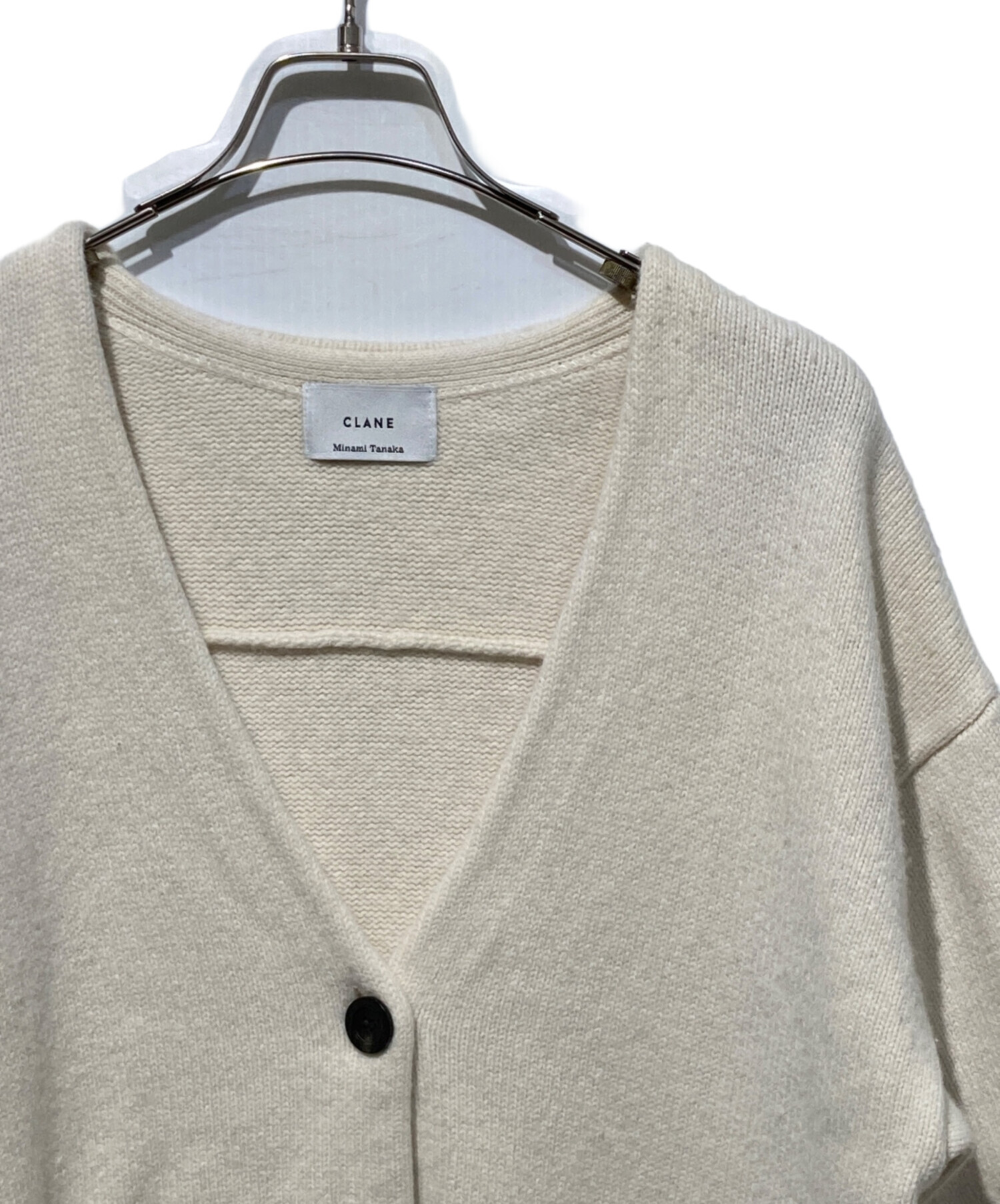 中古・古着通販】CLANE (クラネ) Minami Tanaka VNECK BACK CARDIGAN