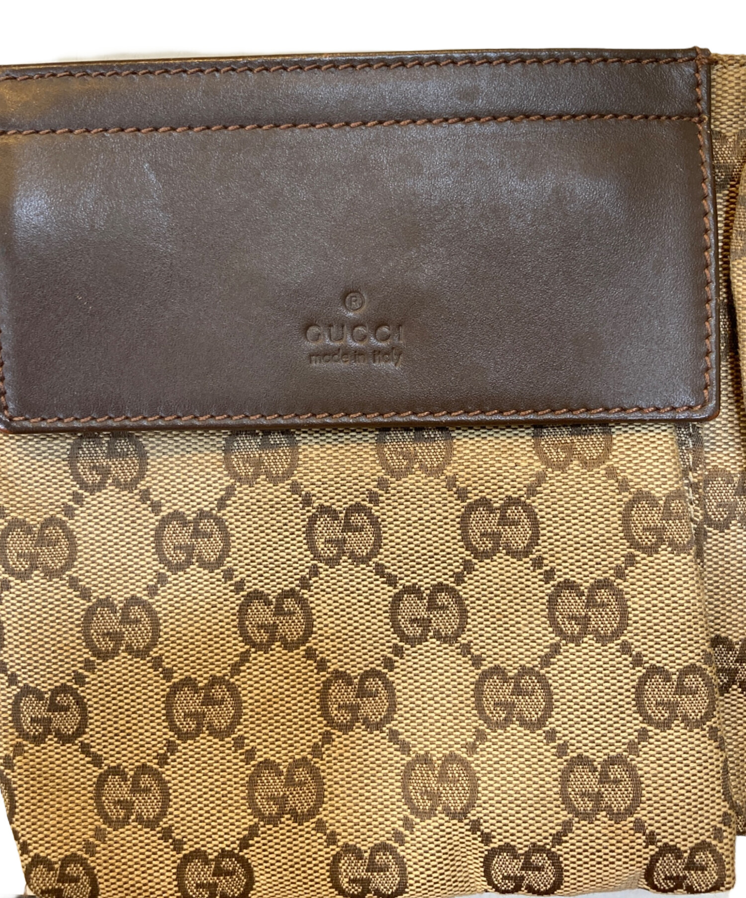 中古・古着通販】GUCCI (グッチ) ウエストポーチ ベージュ｜ブランド 