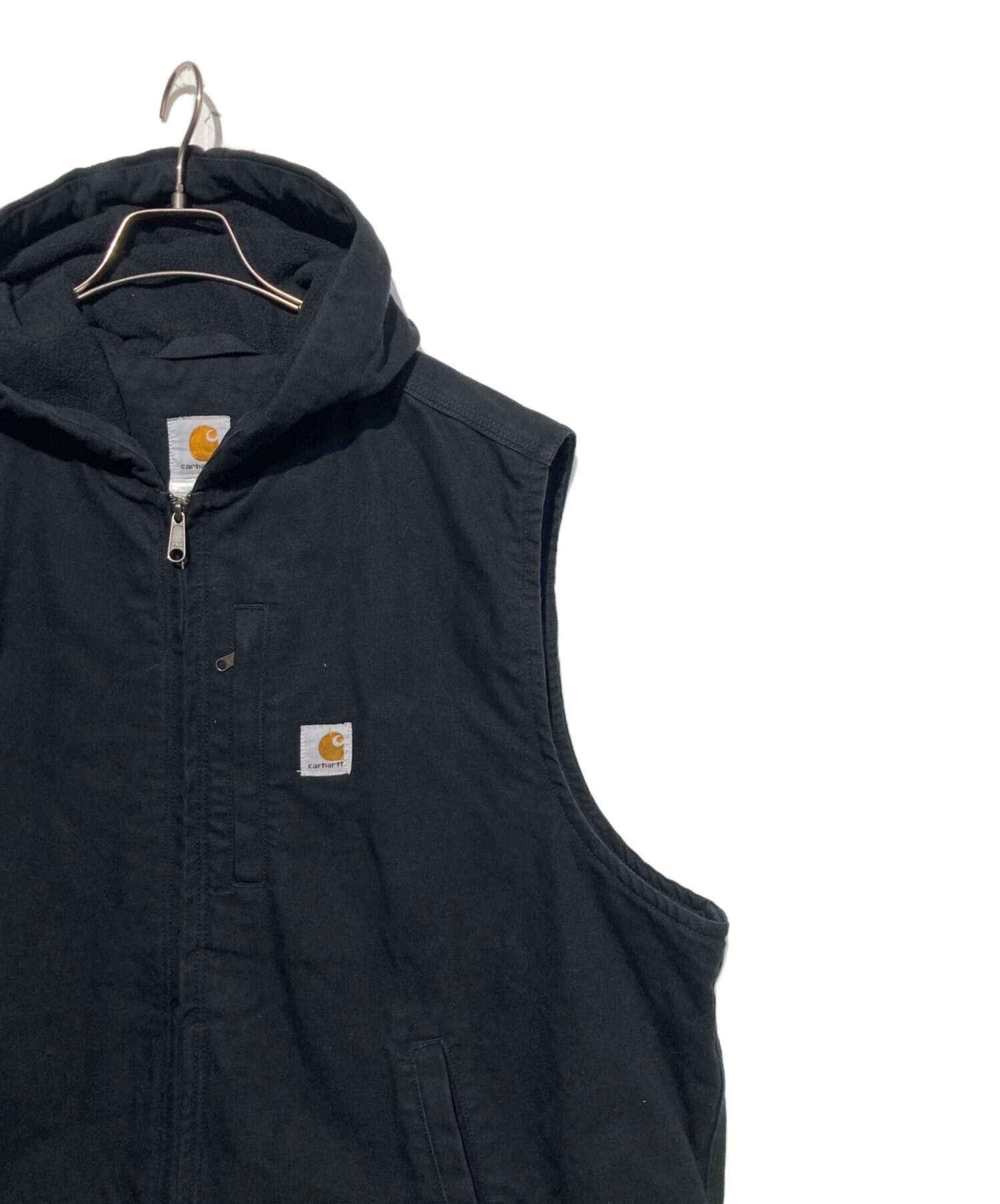 中古・古着通販】CarHartt (カーハート) ダックワークベスト ブラック